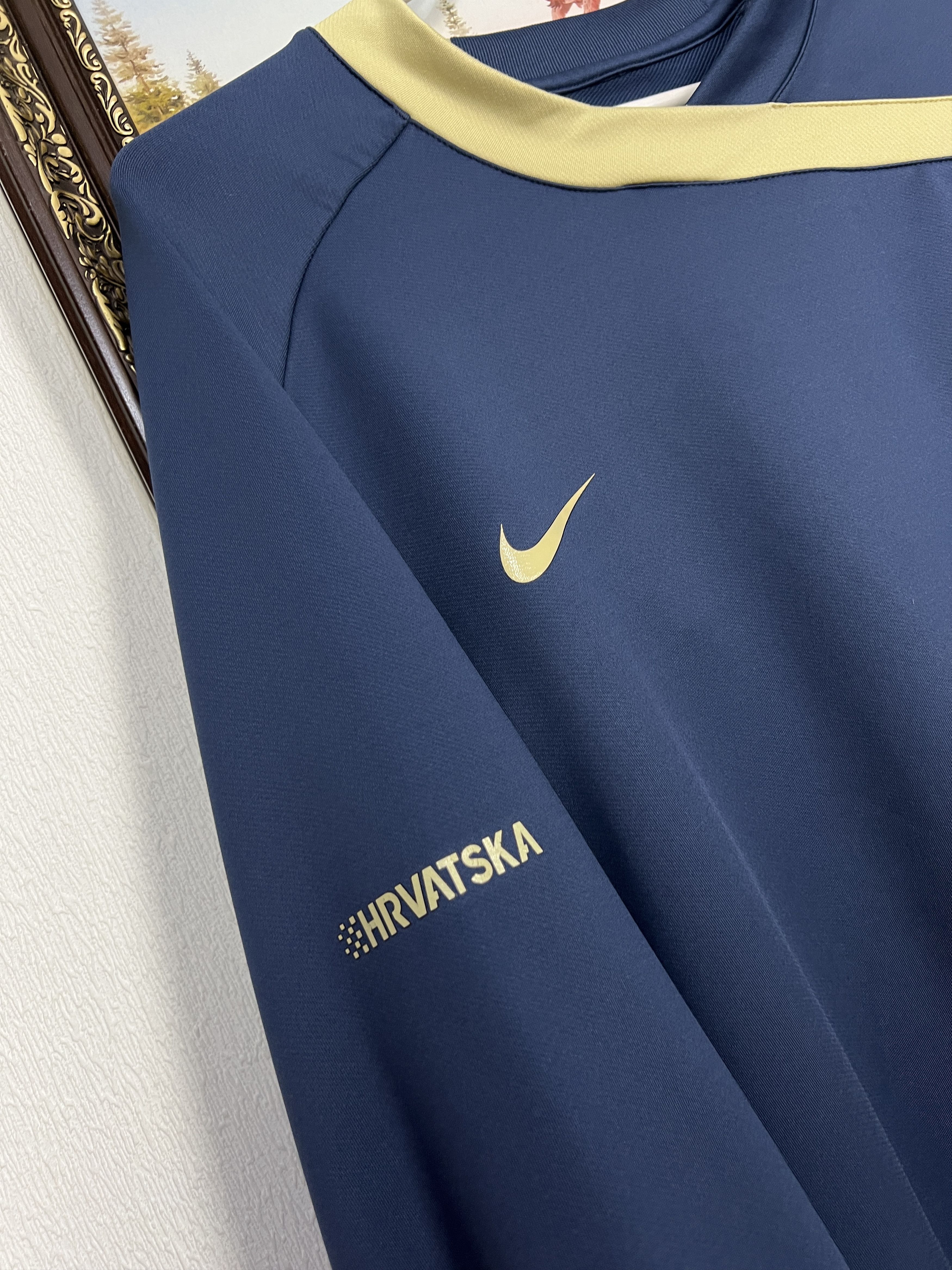Nike Vintage Croatia Football Train Sweatshirt Track Top Rare Size US XXL / EU 58 / 5 - 4 Thumbnail