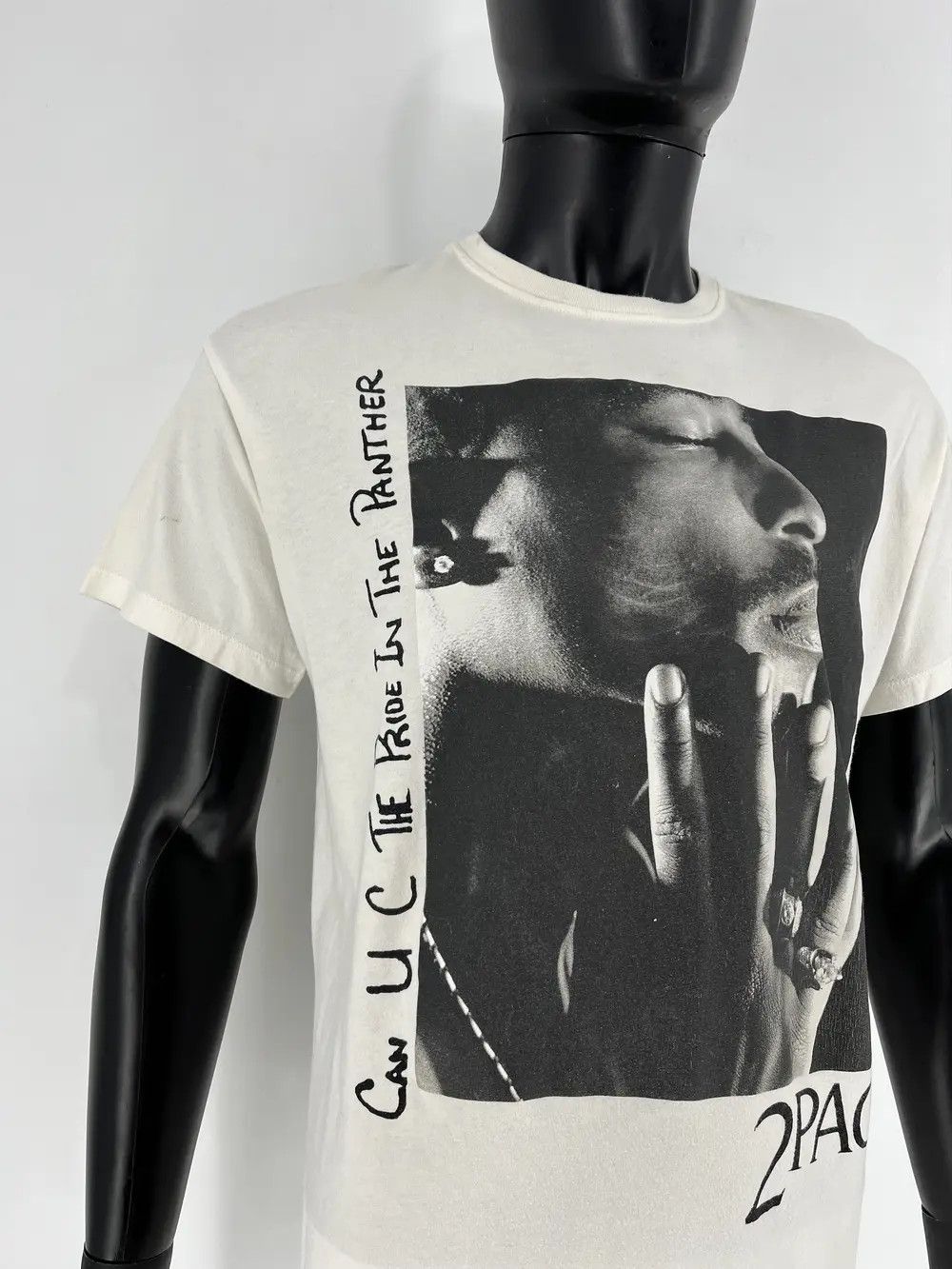 Band Tees × Bershka Vintage Y2K 2PAC Tupac Shakur HipHop Rap Tee Size US L / EU 52-54 / 3 - 7 Thumbnail
