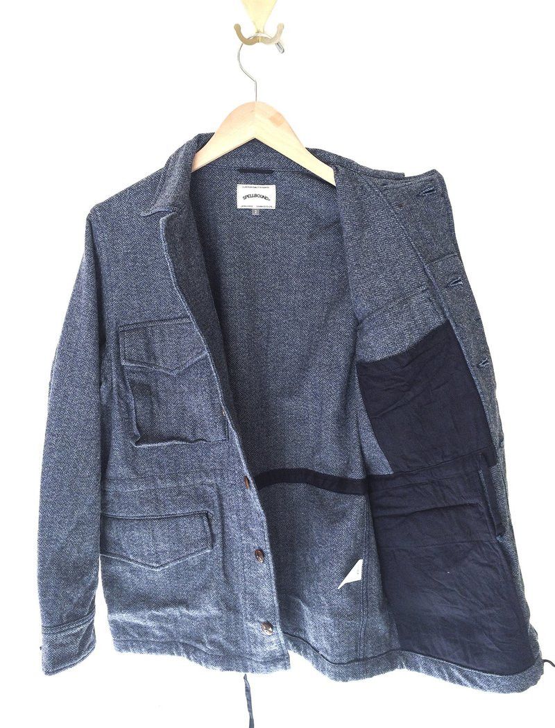 Beams Plus × Engineered Garments × Spellbound Spellbound Wool Herringbone  M65 Jacket | Grailed