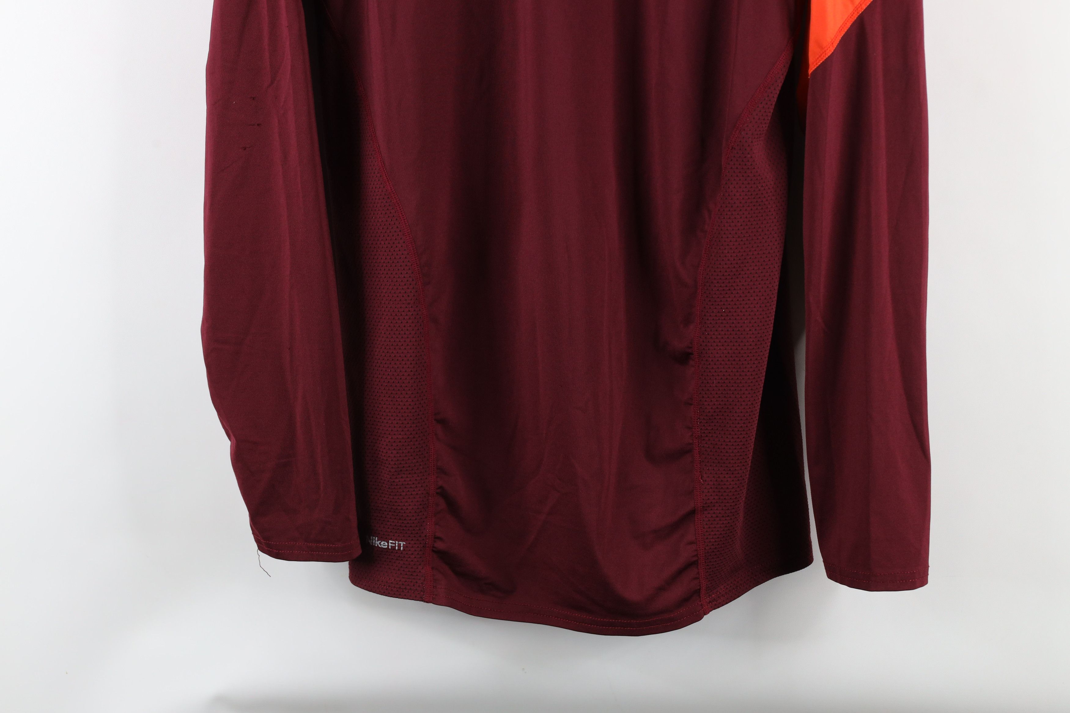 Nike × Vintage Vintage Nike Pro Training Gym Long Sleeve T-Shirt Red Size US XXL / EU 58 / 5 - 3 Thumbnail