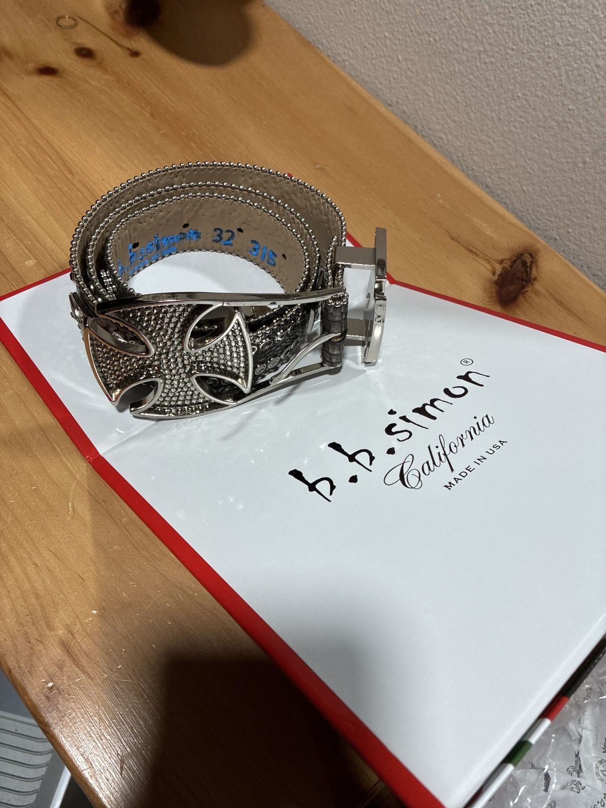 B.B. Simon Iron cross belt Size 30 - 1 Thumbnail