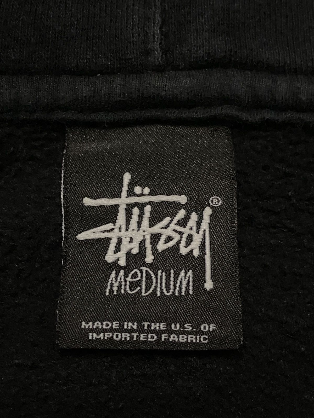 Stussy STEAL - ICONIC STUSSY LOGO ZIP UP HOODIE Size US M / EU 48-50 / 2 - 6 Thumbnail