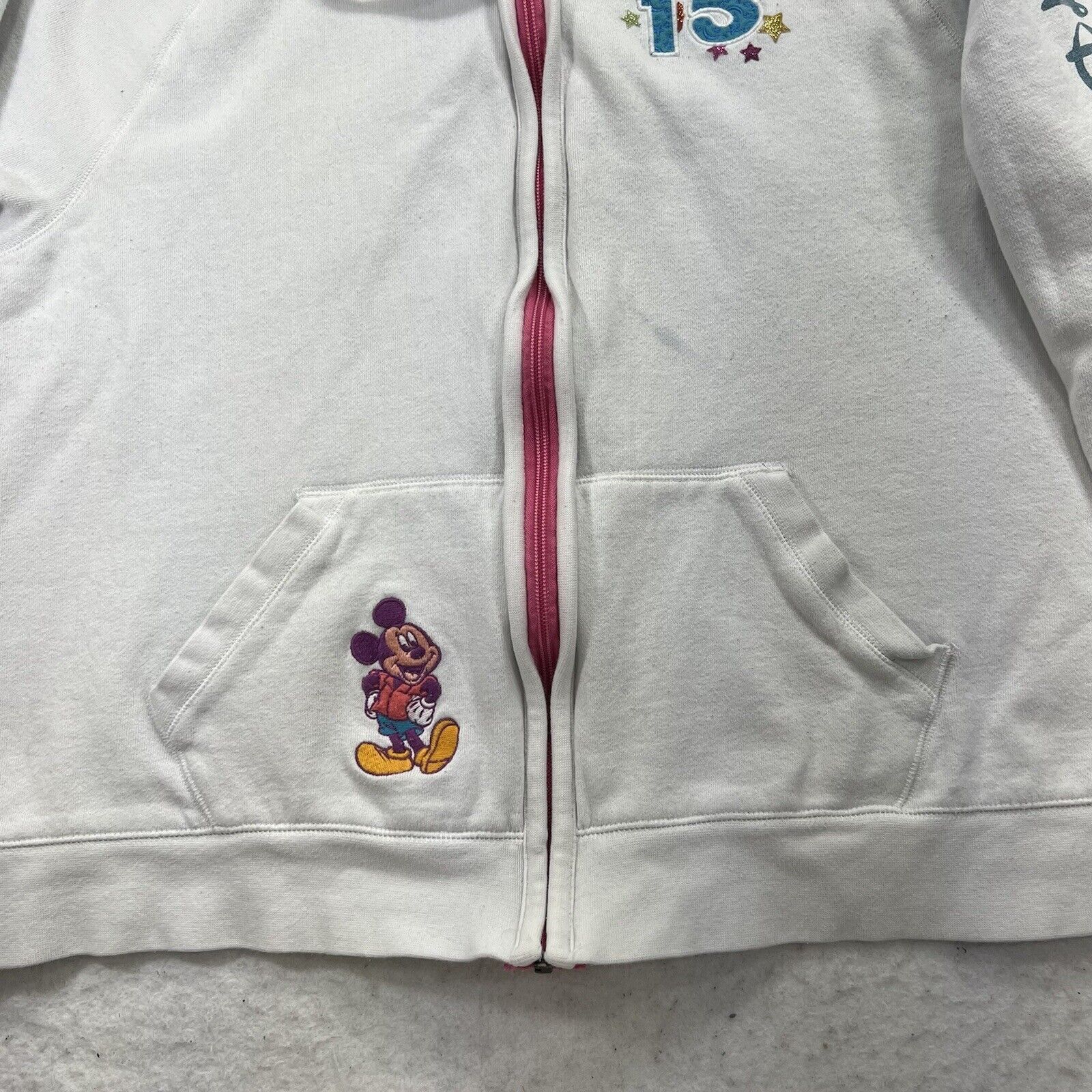 Disney Disney Parks 1X Full Zip Fleece Hoodie Walt Disney World Size XL / US 12-14 / IT 48-50 - 6 Thumbnail