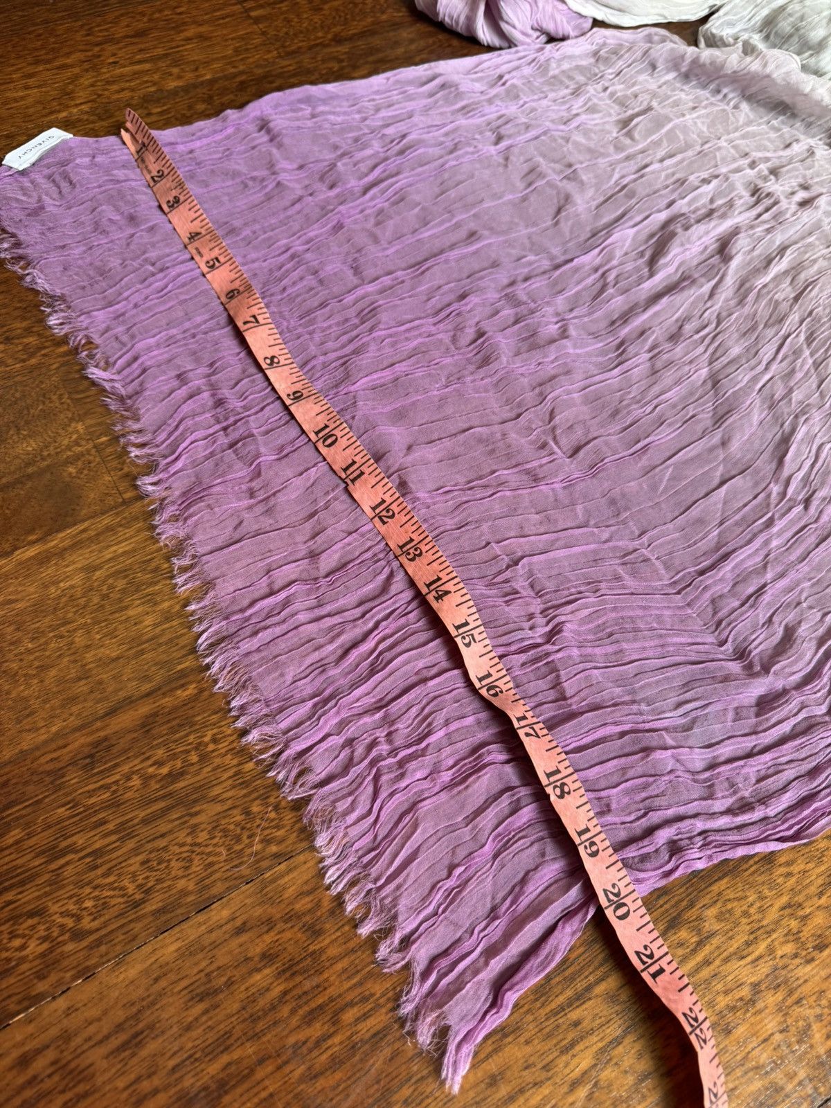 Givenchy GIVENCHY SILK PLEATED SCARF MUFFLER Size ONE SIZE - 4 Thumbnail