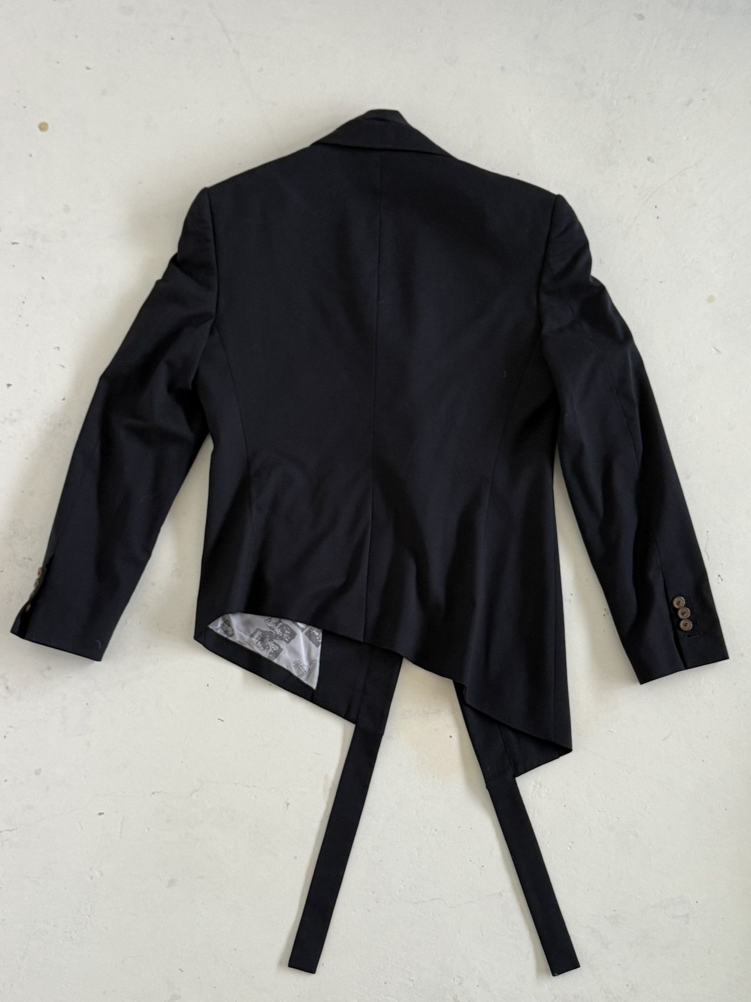 Vivienne Westwood Rare Assymetrical Suit with Trailing Sash XS Size 46R - 3 Thumbnail