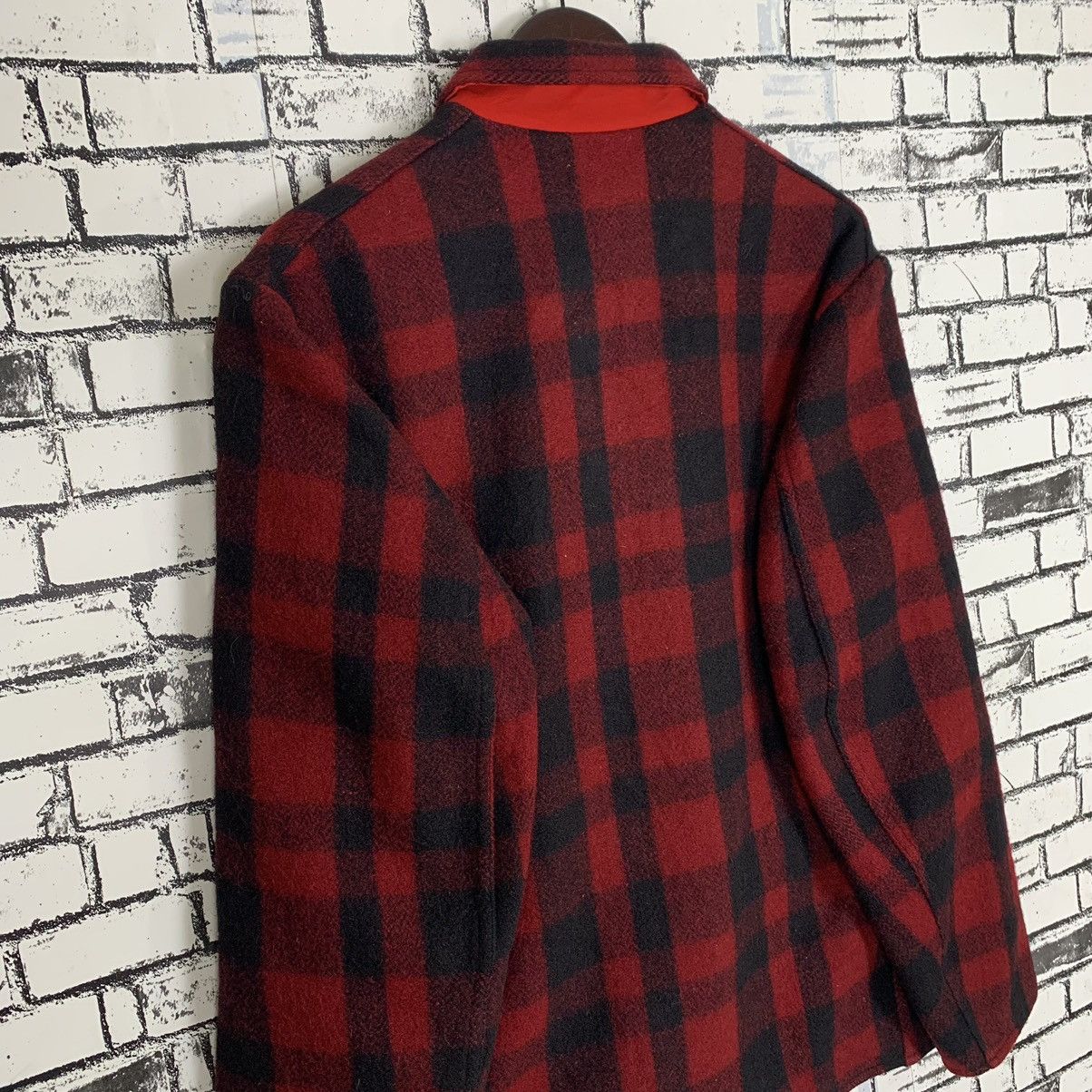 Japanese Brand × Vintage Japanese Brand Checkerboard Jacket Wool Jacket Size US L / EU 52-54 / 3 - 9 Thumbnail