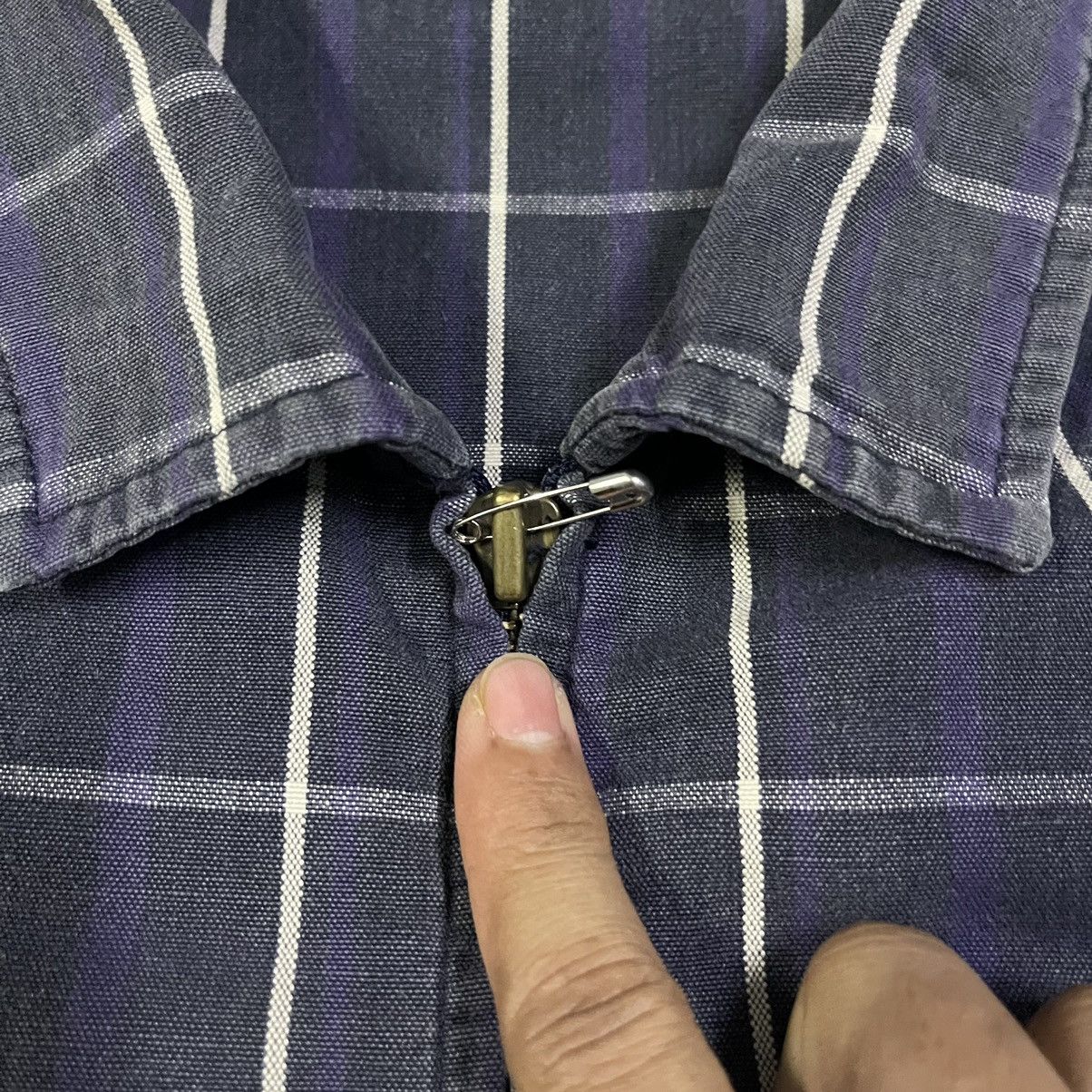 Polo Ralph Lauren Vintage Polo Ralph Lauren Plaid Zipper Jacket Size US L / EU 52-54 / 3 - 6 Thumbnail