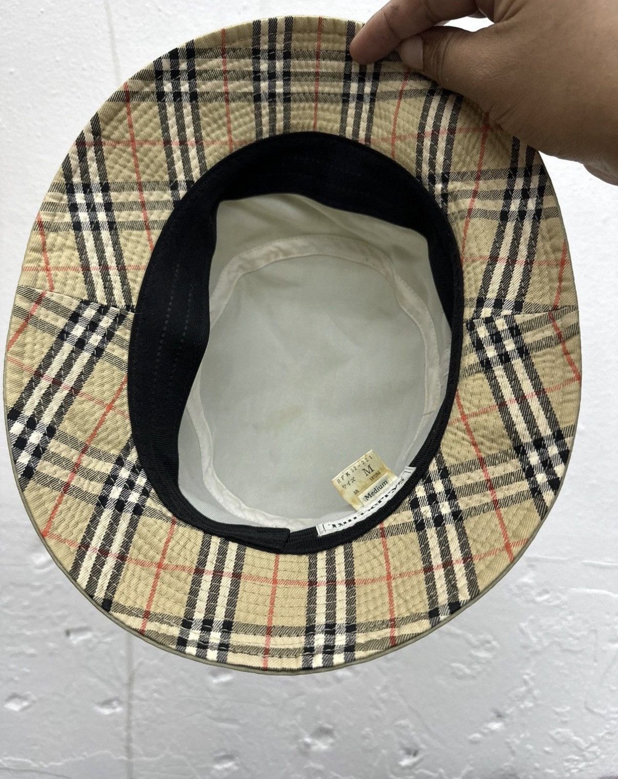Burberry VTG Burberry Nova Checked Hat Size ONE SIZE - 7 Thumbnail