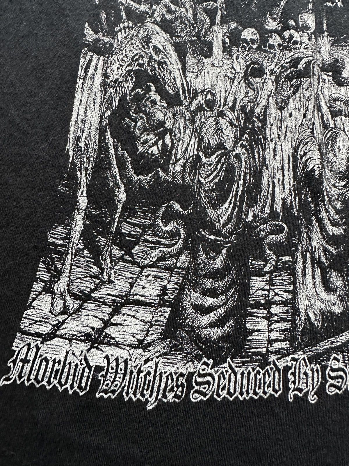 Band Tees Vintage Y2K Obeisance Black Metal Double Sided Graphic Tee Size US S / EU 44-46 / 1 - 4 Thumbnail
