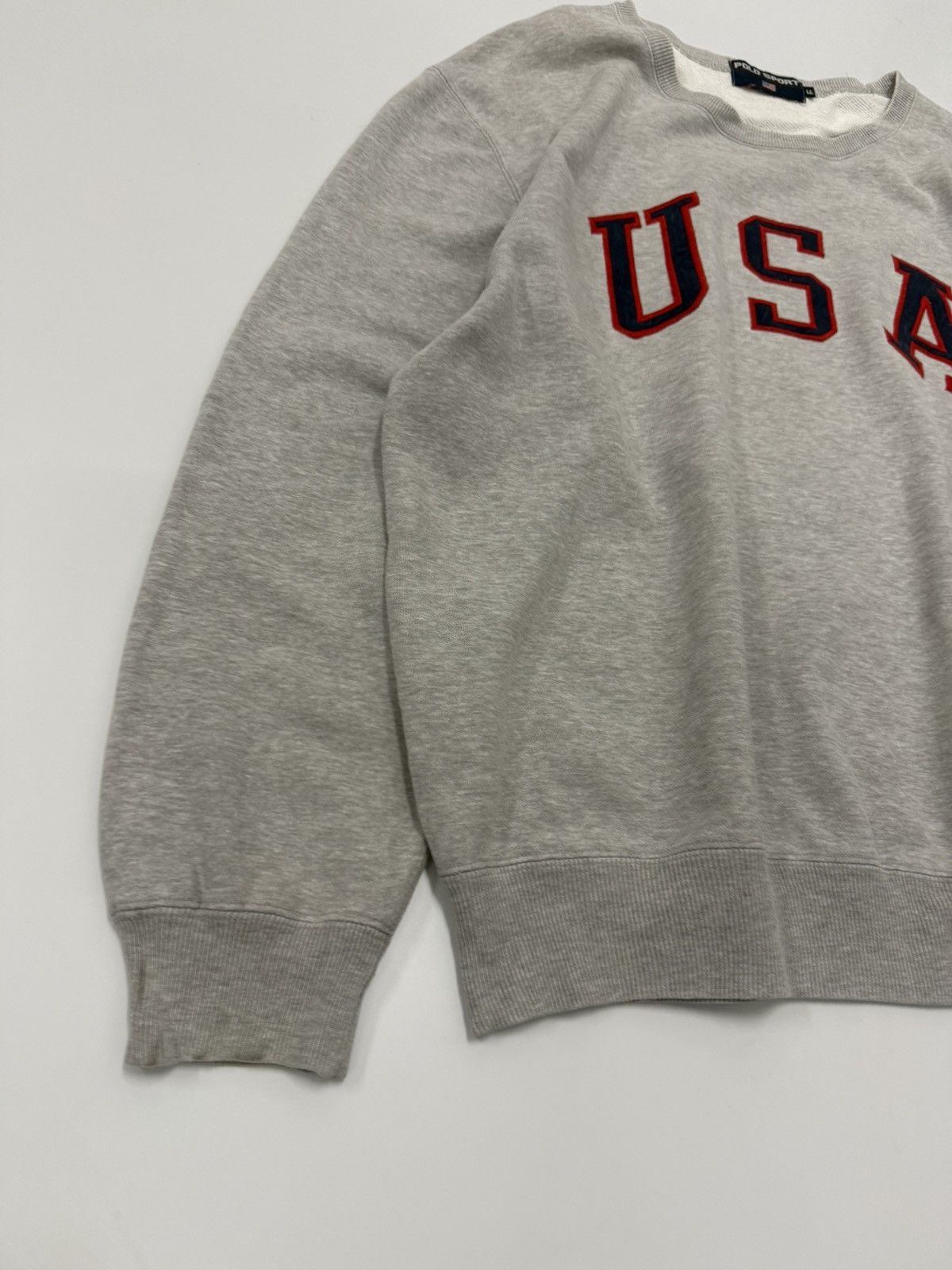 Ralph Lauren Sport 🔥 Polo Sport Ralph Lauren USA Flag Embroided Sweatshirt -LL Size US XL / EU 56 / 4 - 3 Thumbnail