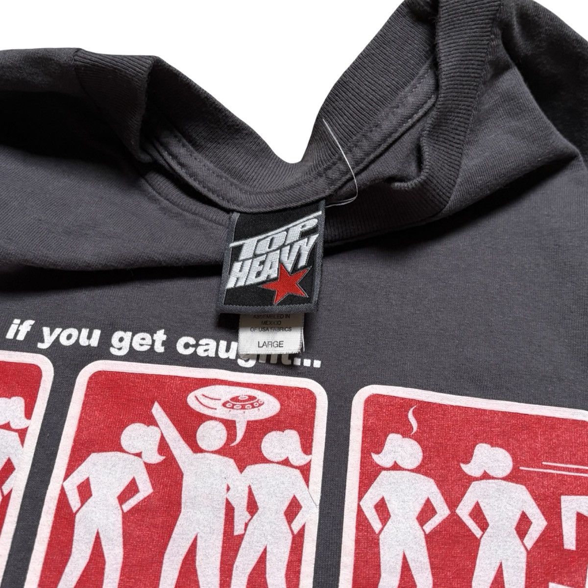 Other Vintage Y2K Top Heavy Naughty Parody T Shirt Men's L Funny Size US L / EU 52-54 / 3 - 3 Thumbnail