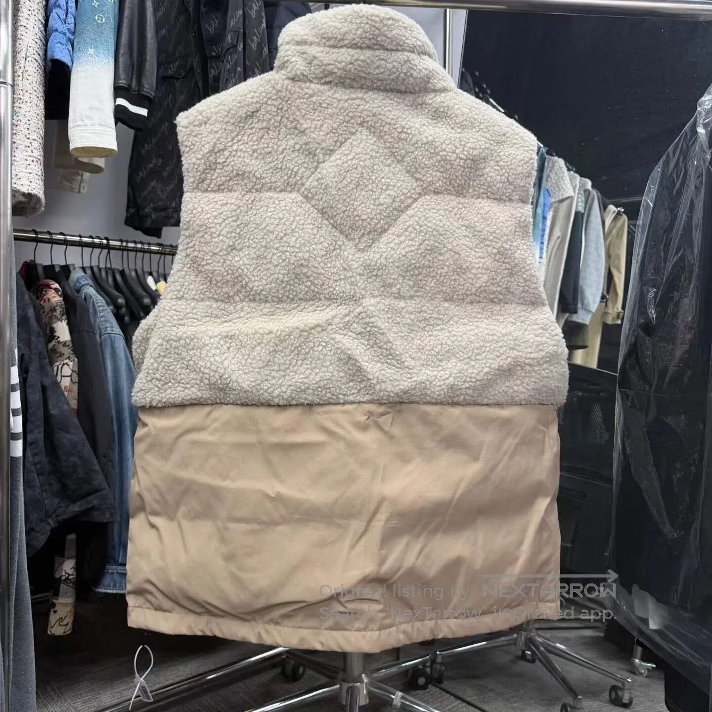 Canada Goose Canada Goose Khaki Fleece Canvas Patchwork Vest| Size US XL / EU 56 / 4 - 2 Thumbnail