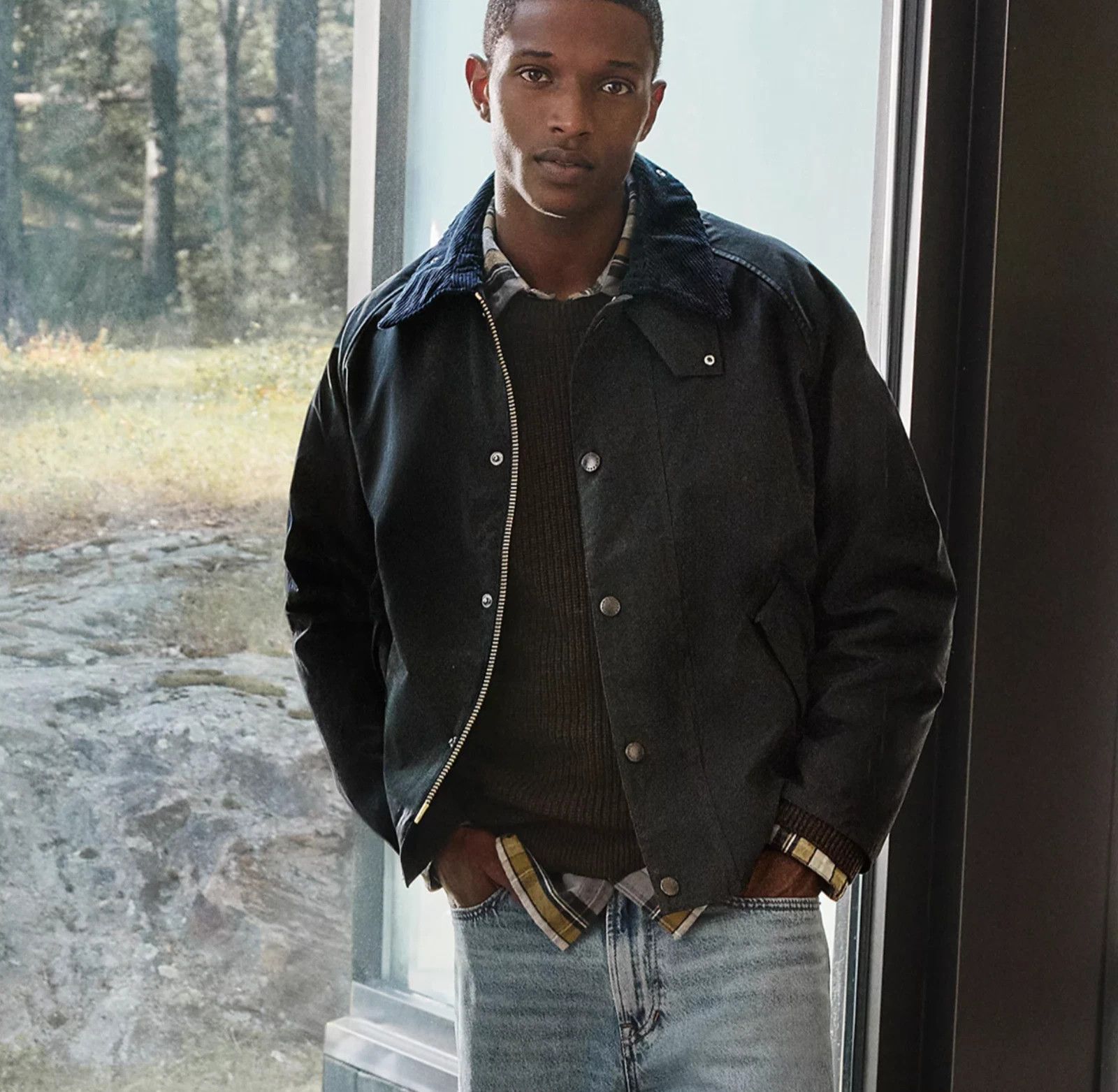 Barbour sz 42~ Barbour OS Transporter Casual Jacket Size US XL / EU 56 / 4 - 1 Thumbnail