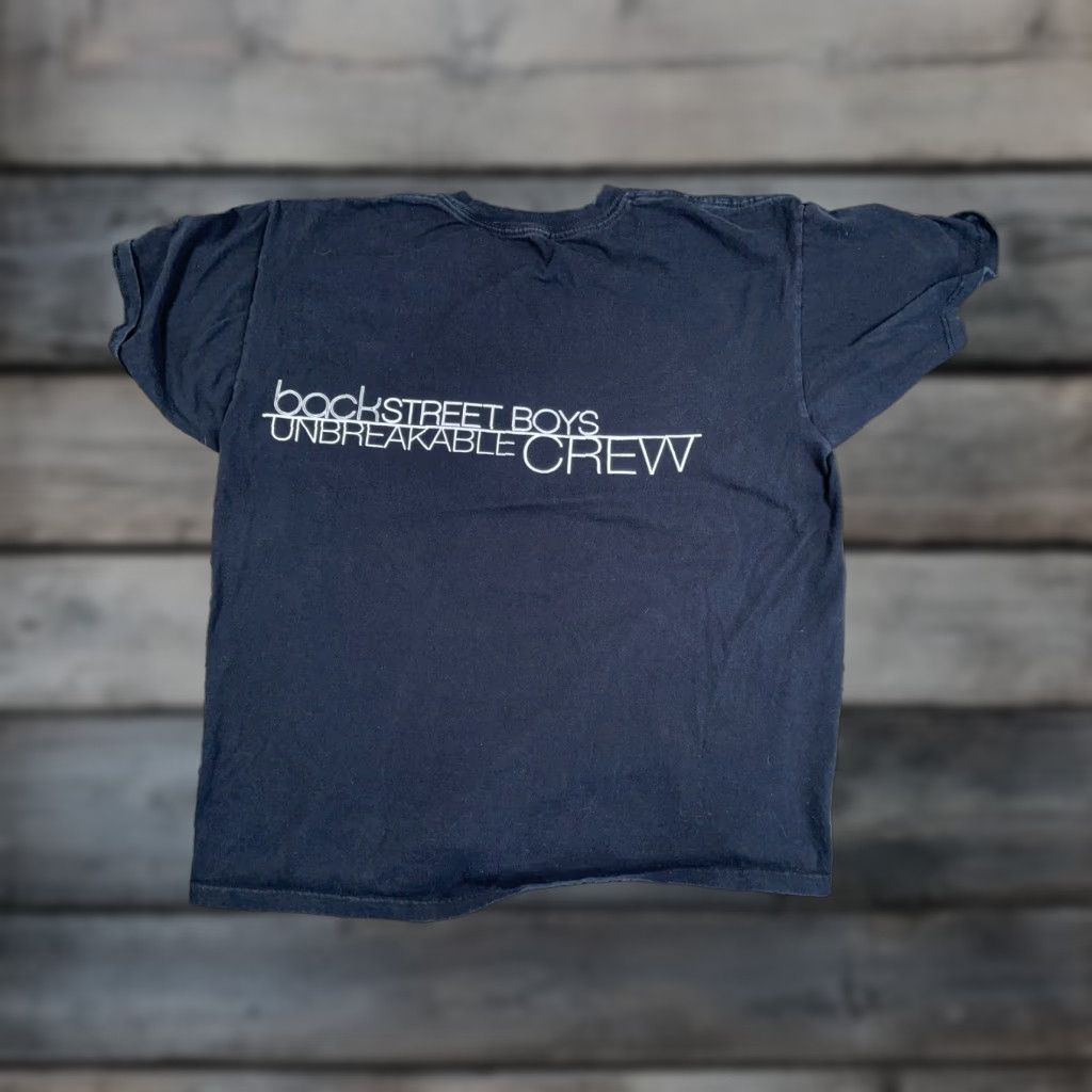 Etro VINTAGE Backstreet Boys Crew T-Shirt Adult XL Black 90s Music Retro Cotton Unisex Size US XL / EU 56 / 4 - 1 Thumbnail