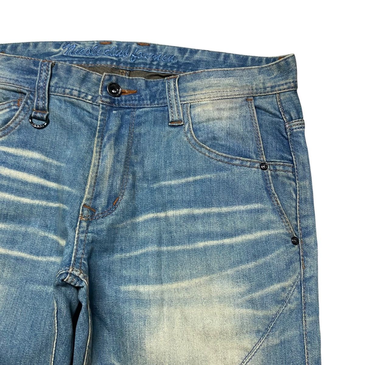 Nicole Club NCFM Denim Low Flare Jeans Size US 32 / EU 48 - 5 Thumbnail