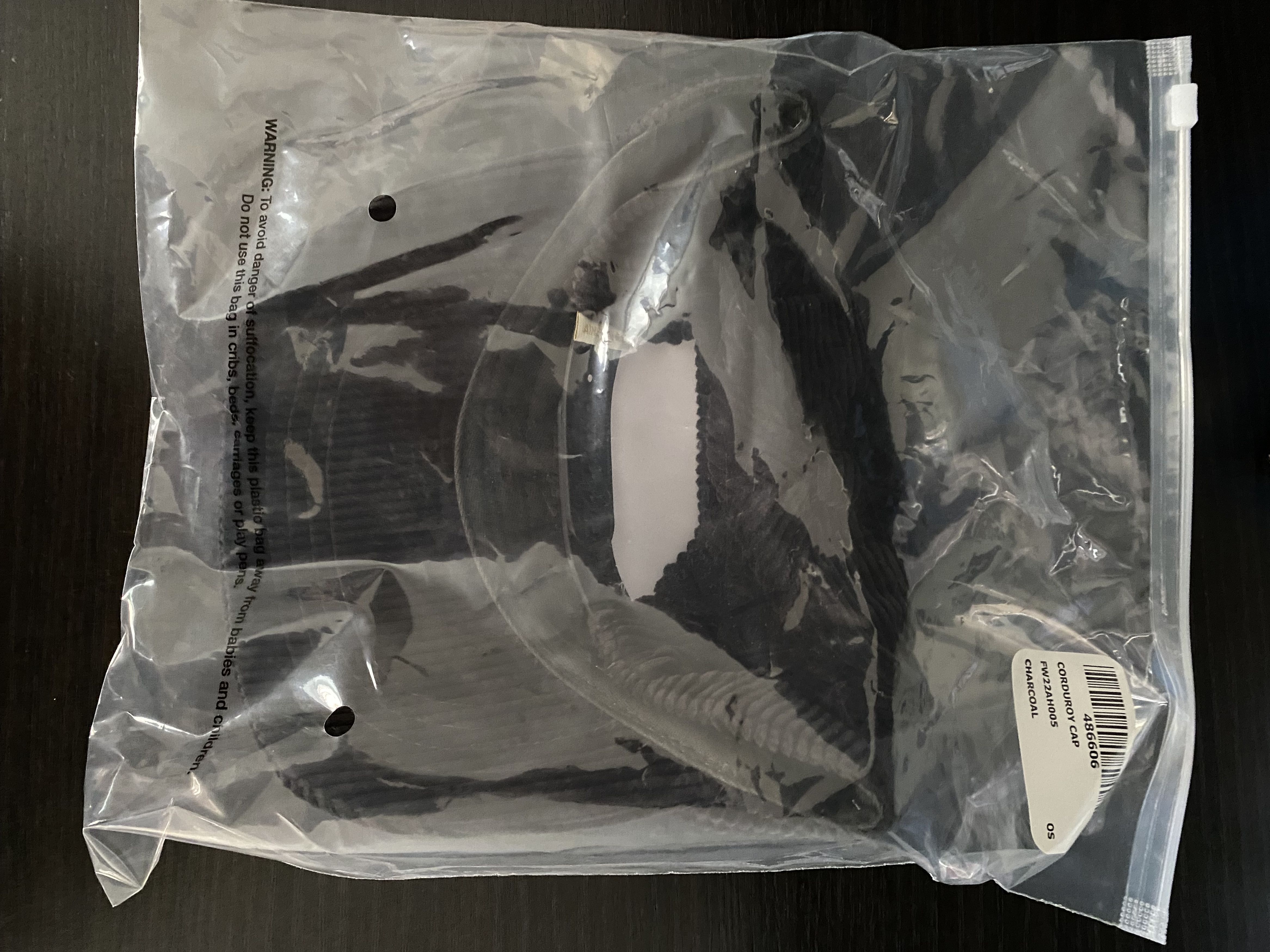 Aime Leon Dore Aimé Chain Stitch Hat Charcoal Grey Size ONE SIZE - 4 Thumbnail