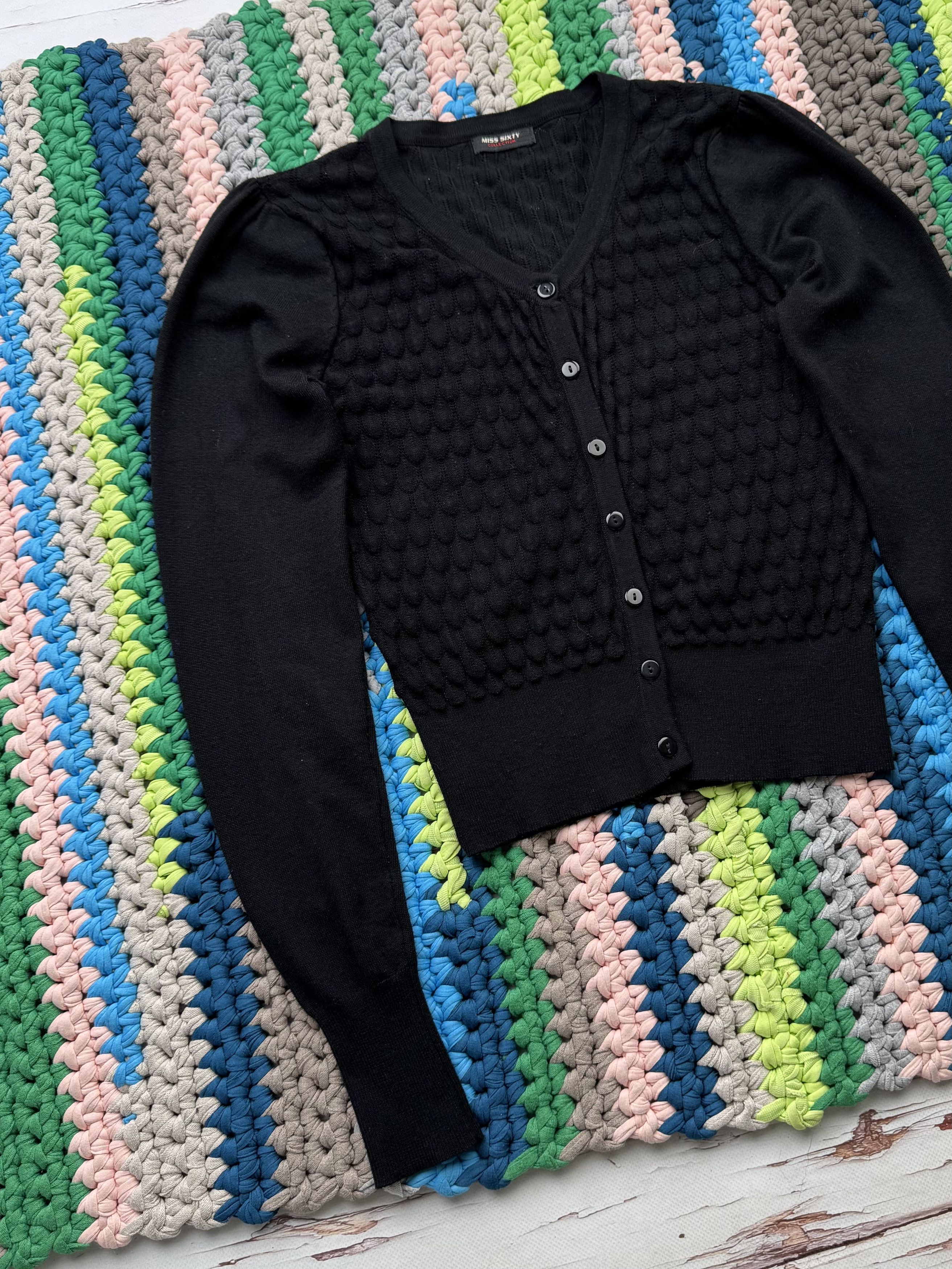 Miss Sixty Miss Sixty Vintage Cropped Cardigan (V320)(D10) Size XS / US 0-2 / IT 36-38 - 2 Thumbnail