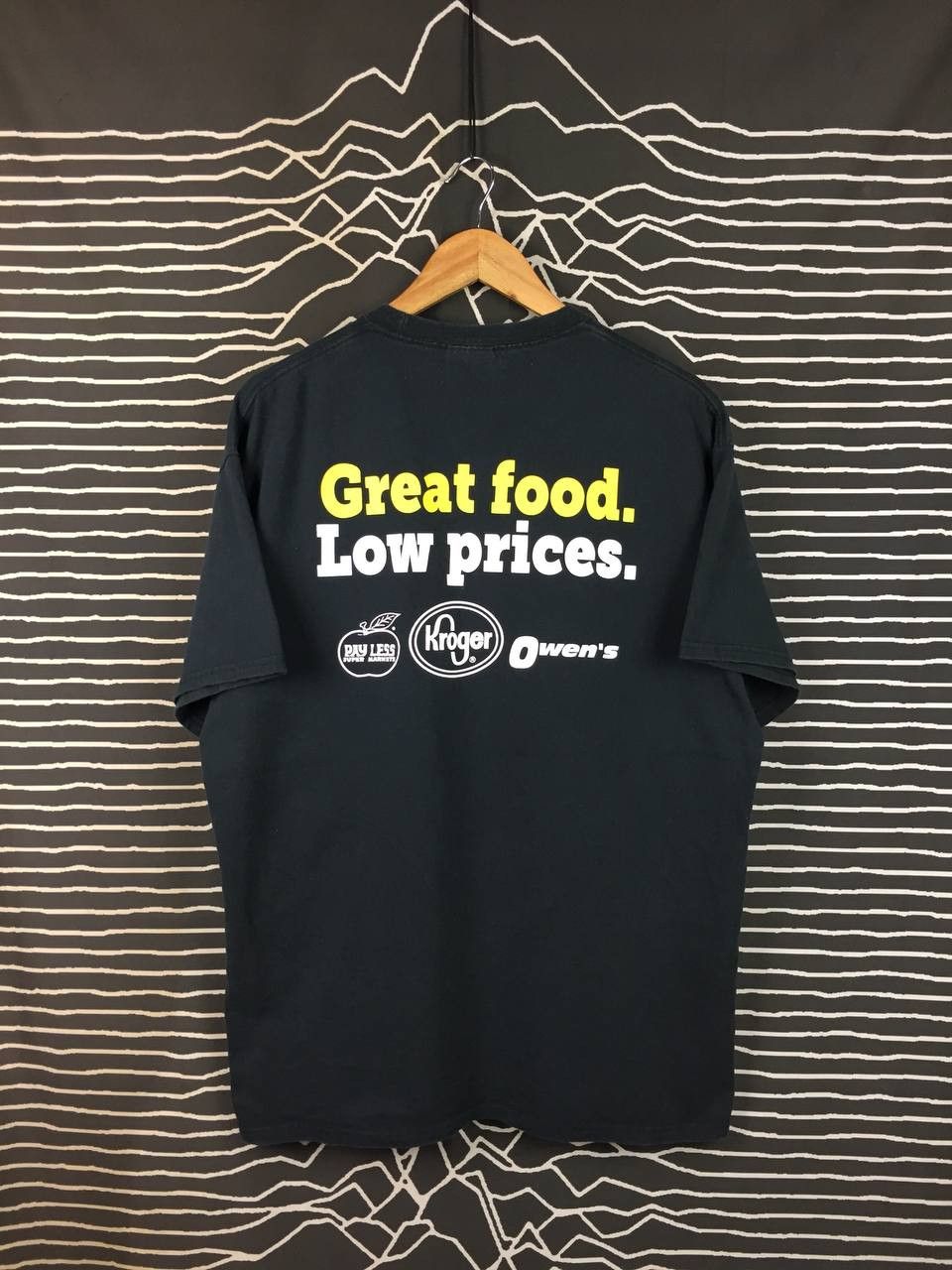 Vintage Vtg Great Food Low Prices Kroger Grocery Store Promo Tee Size US XL / EU 56 / 4 - 2 Thumbnail