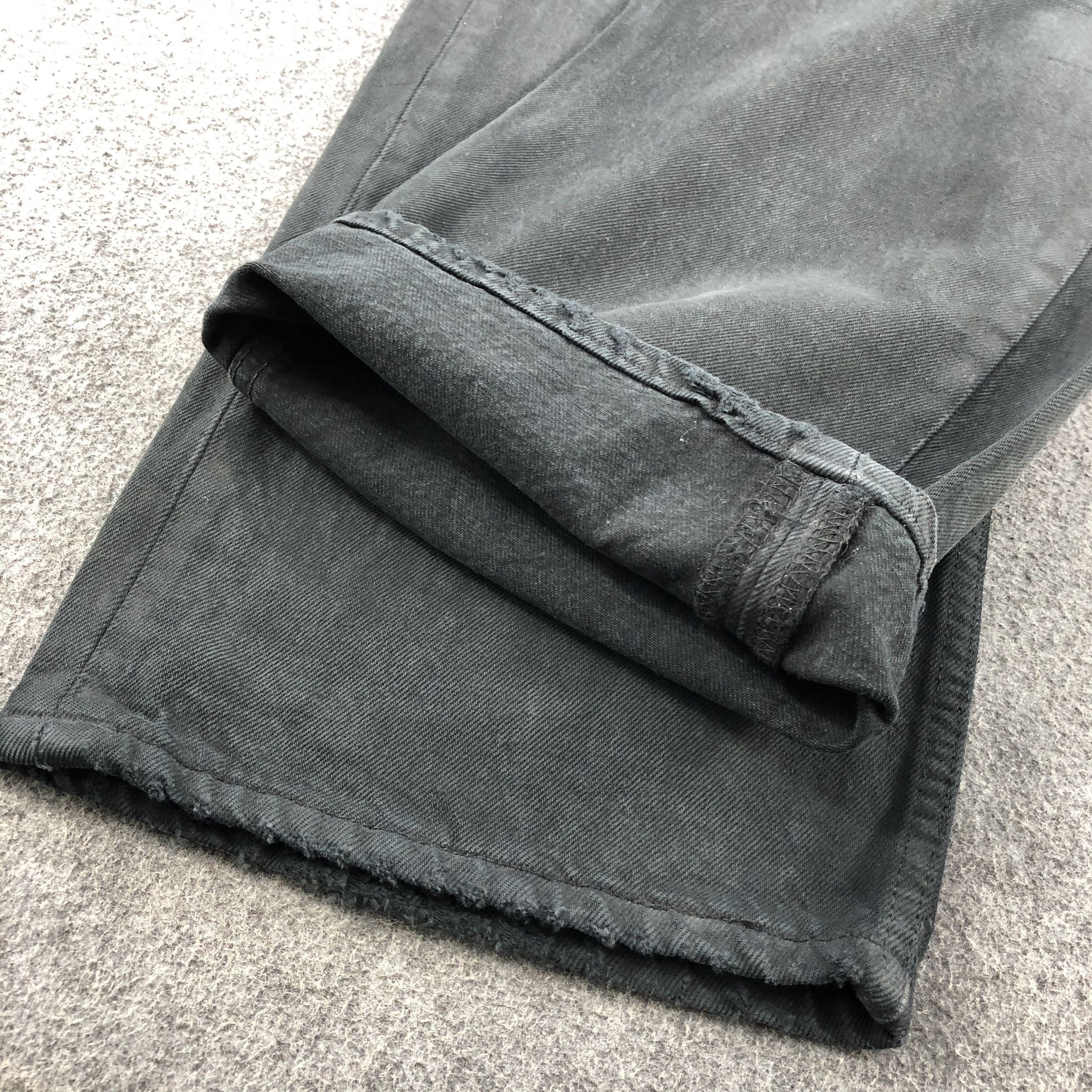 Levi's × Vintage Vintage 90s Faded Black Levis 501 Jeans-JM1503 Size US 37 - 7 Thumbnail
