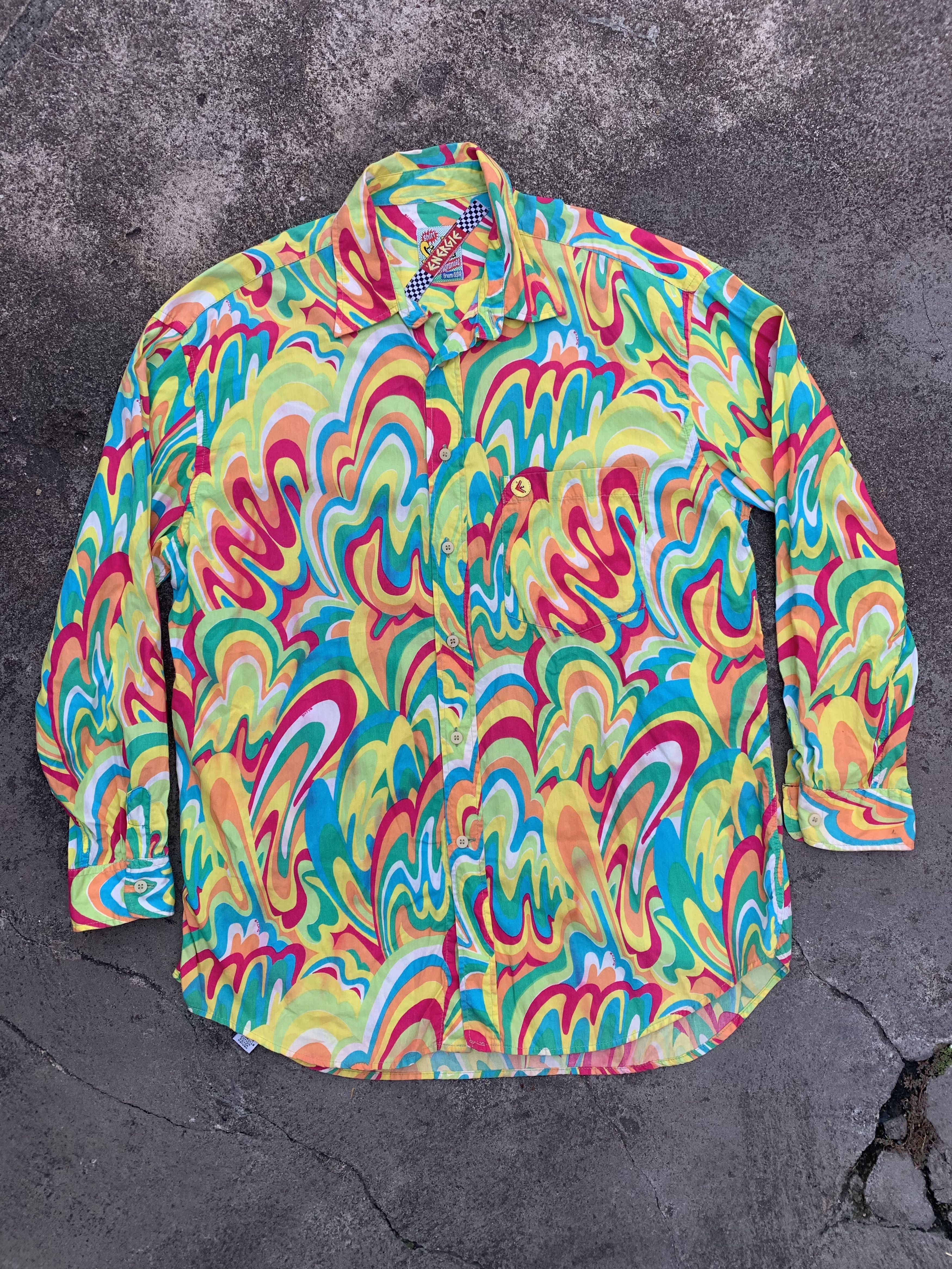 Energie Shirt Energie Art Psychedelic Abstract Size US XL / EU 56 / 4 - 1 Thumbnail