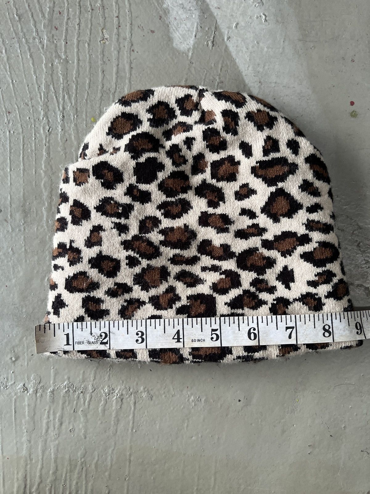 14th Addiction Leopard Punk Bondage Style Beanie Hats Size ONE SIZE - 3 Thumbnail