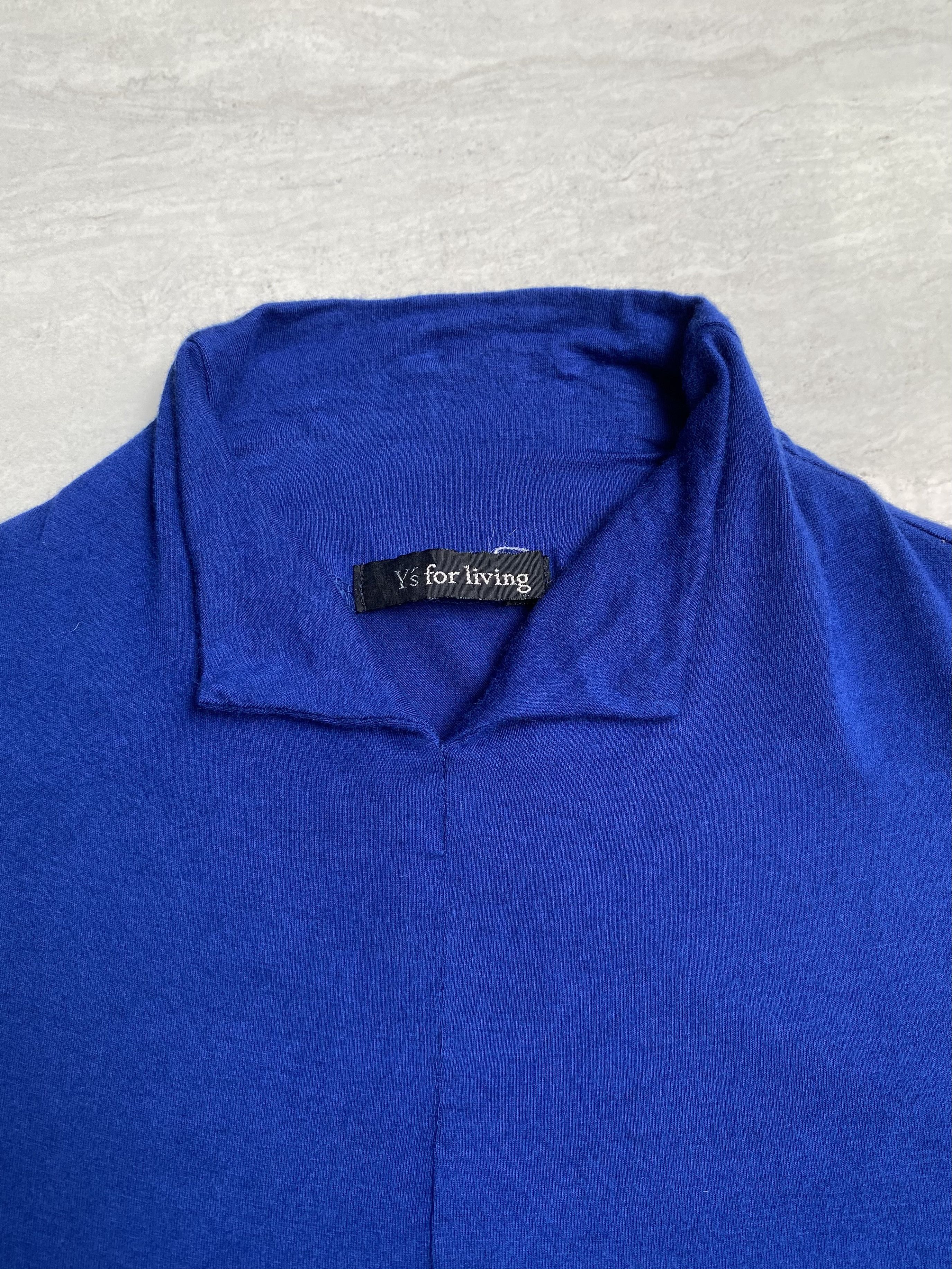 Yohji Yamamoto Y’S FOR LIVING Yohji Yamamoto Blue T-shirt Size US XS / EU 42 / 0 - 11 Thumbnail