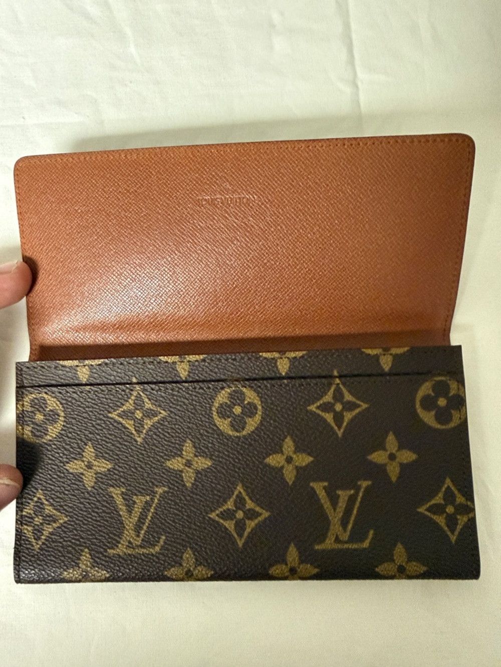 Louis Vuitton Louis Vuitton Monogram Porte Yen 3 Cartes Long Wallet Franc Size ONE SIZE - 6 Thumbnail