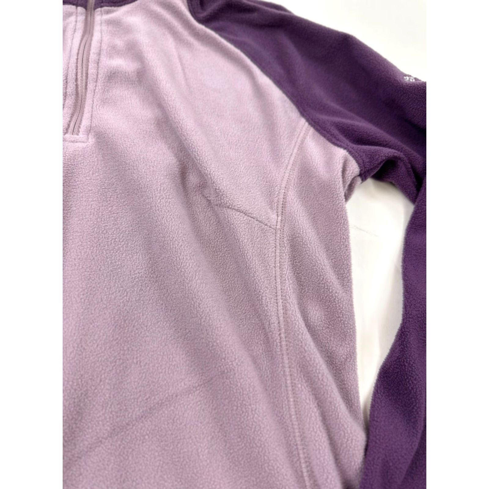 Vintage Columbia Sweatshirt Womens Small Purple Fleece 1/4 Zip Athletic Gym Sportswear Size S / US 4 / IT 40 - 3 Thumbnail