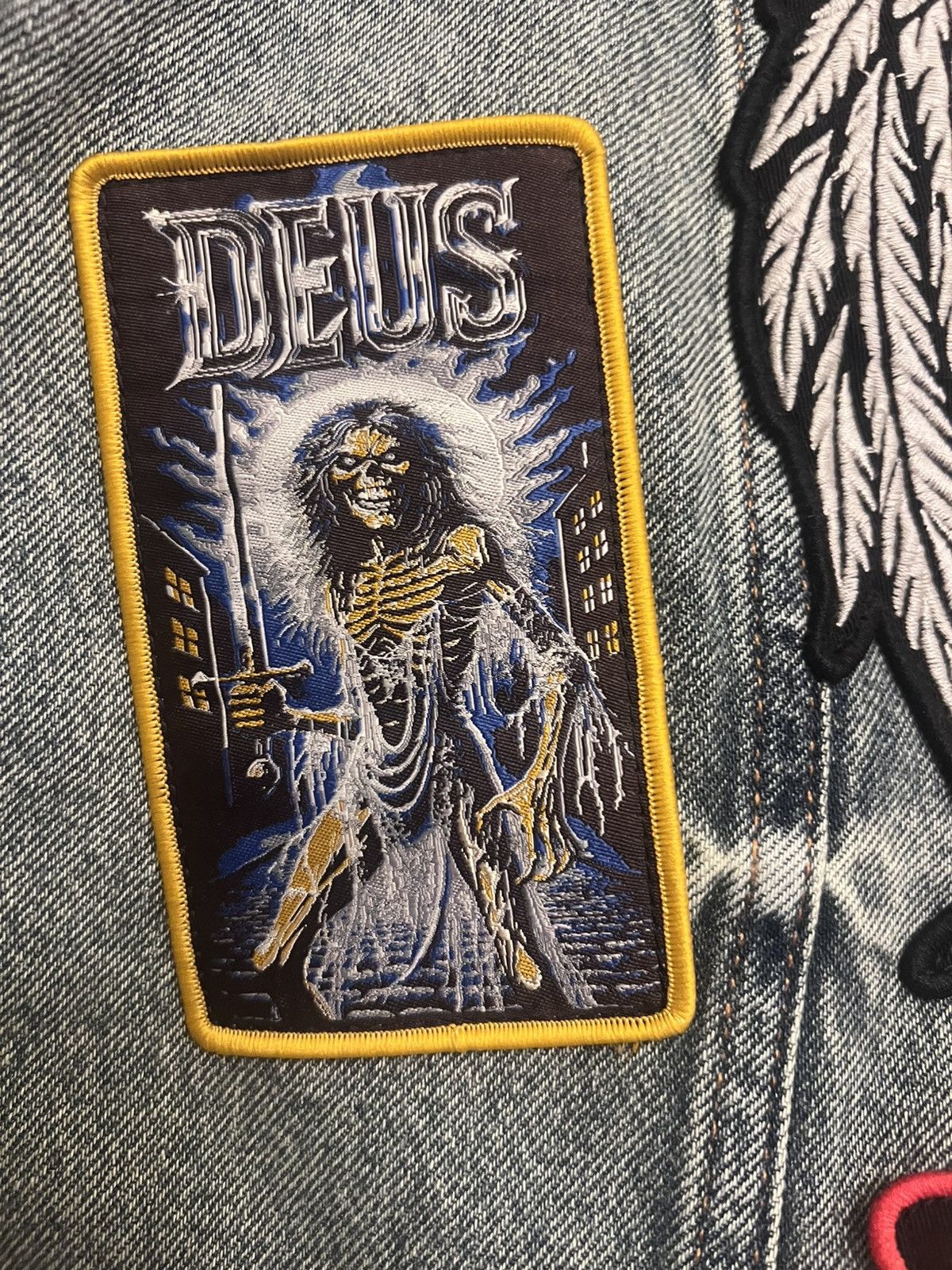 Deus Ex Machina Deus Ex Machina denim jacket size s patches Size US S / EU 44-46 / 1 - 5 Thumbnail
