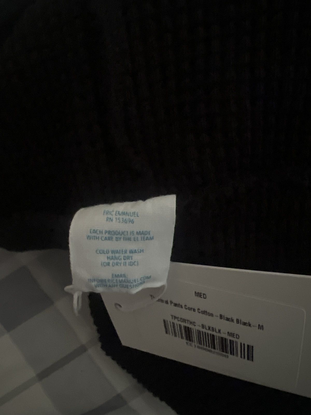 Eric Emanuel Eric Emanuel EE Black Thermal Pants medium Size US 30 / EU 46 - 3 Thumbnail