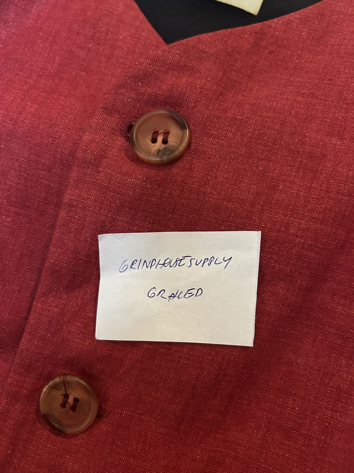 Dolce & Gabbana 1980s Deadstock Linen Vest Size 52R - 8 Thumbnail
