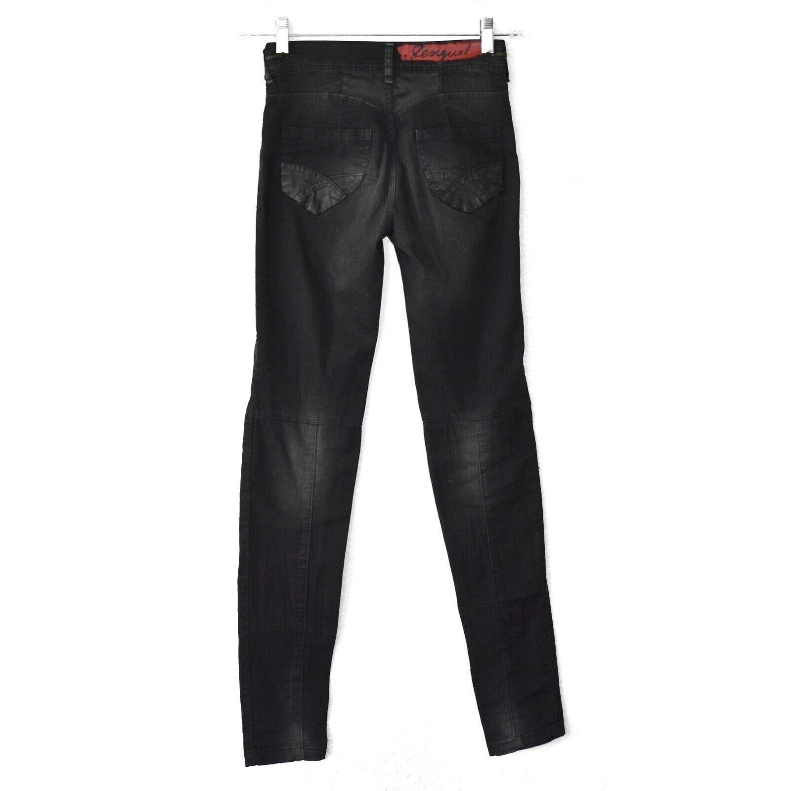 Desigual DESIGUAL Rainbow The WOW Zipper Details Skinny Fit Jeans 24 Size 24" / US 00 / IT 34 - 3 Thumbnail
