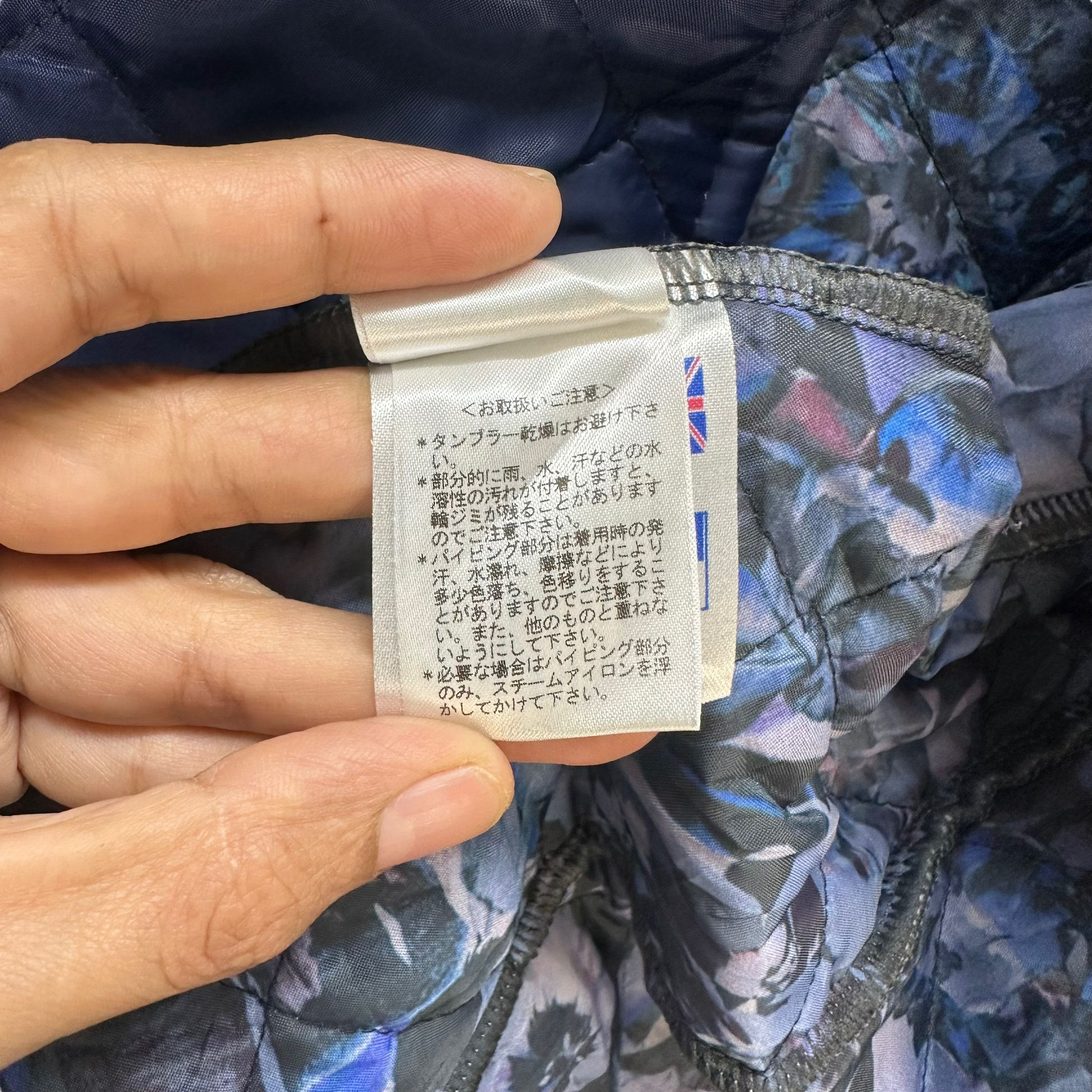 LAVENHAM X PAUL SMITH BLUE QUILTED JACKET #7647-160