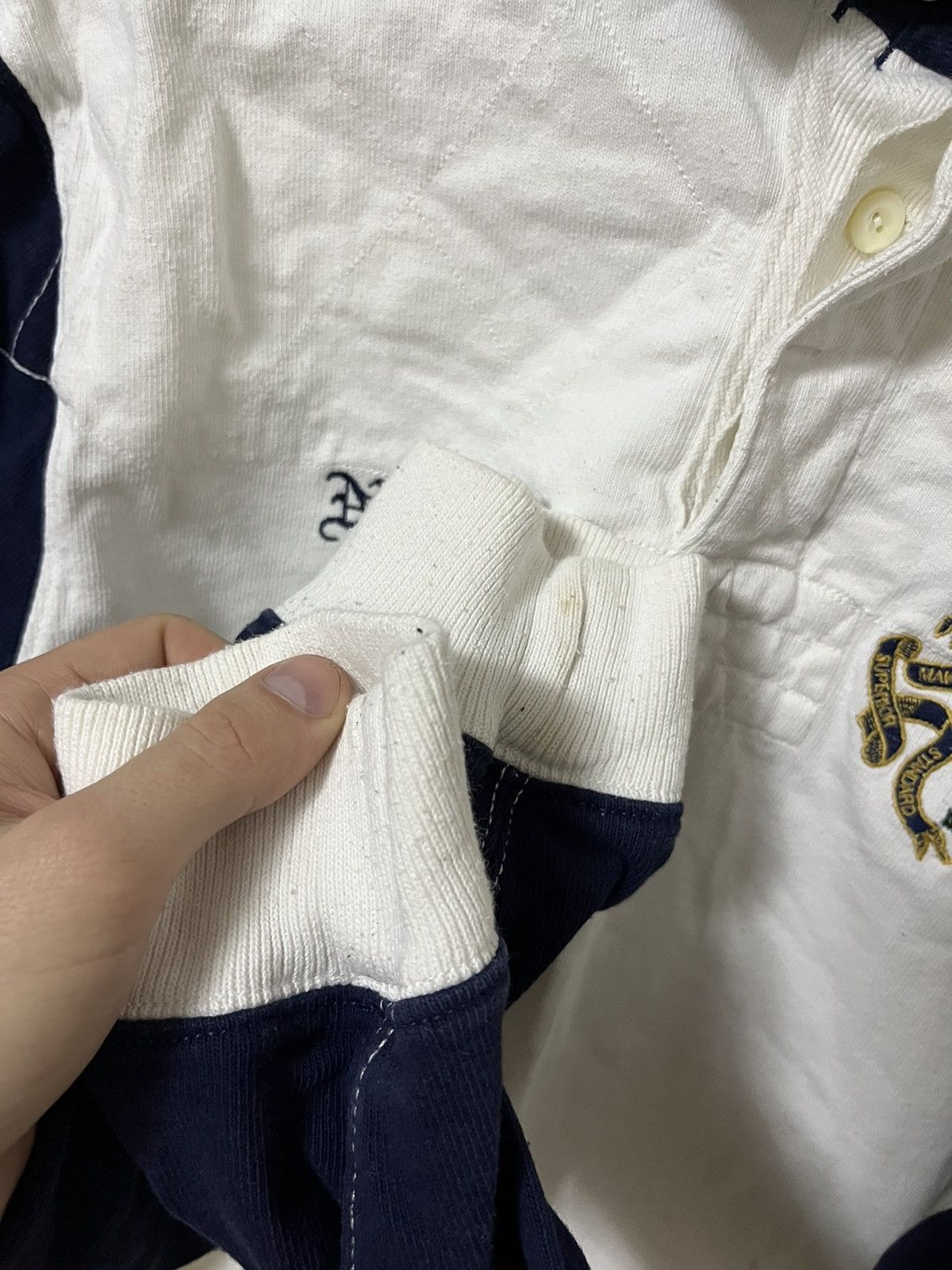 Polo Ralph Lauren Polo Ralph Lauren Vintage Rugby Chief Keef Longsleeve Polo Size US L / EU 52-54 / 3 - 5 Thumbnail