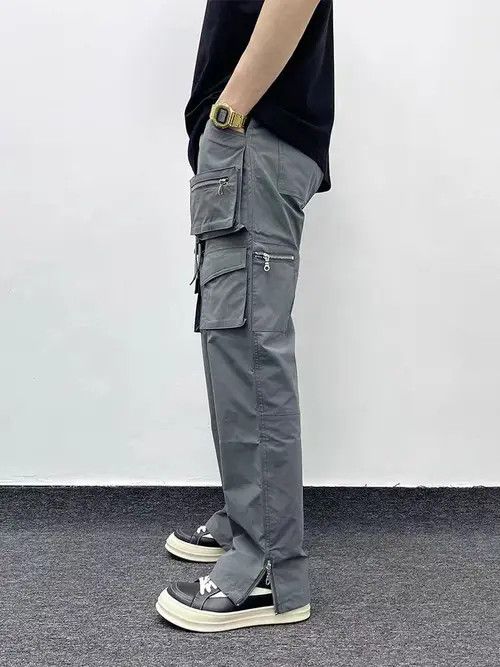 VIBE utility zipper flared tactical cargo pants Size US 32 / EU 48 - 4 Thumbnail