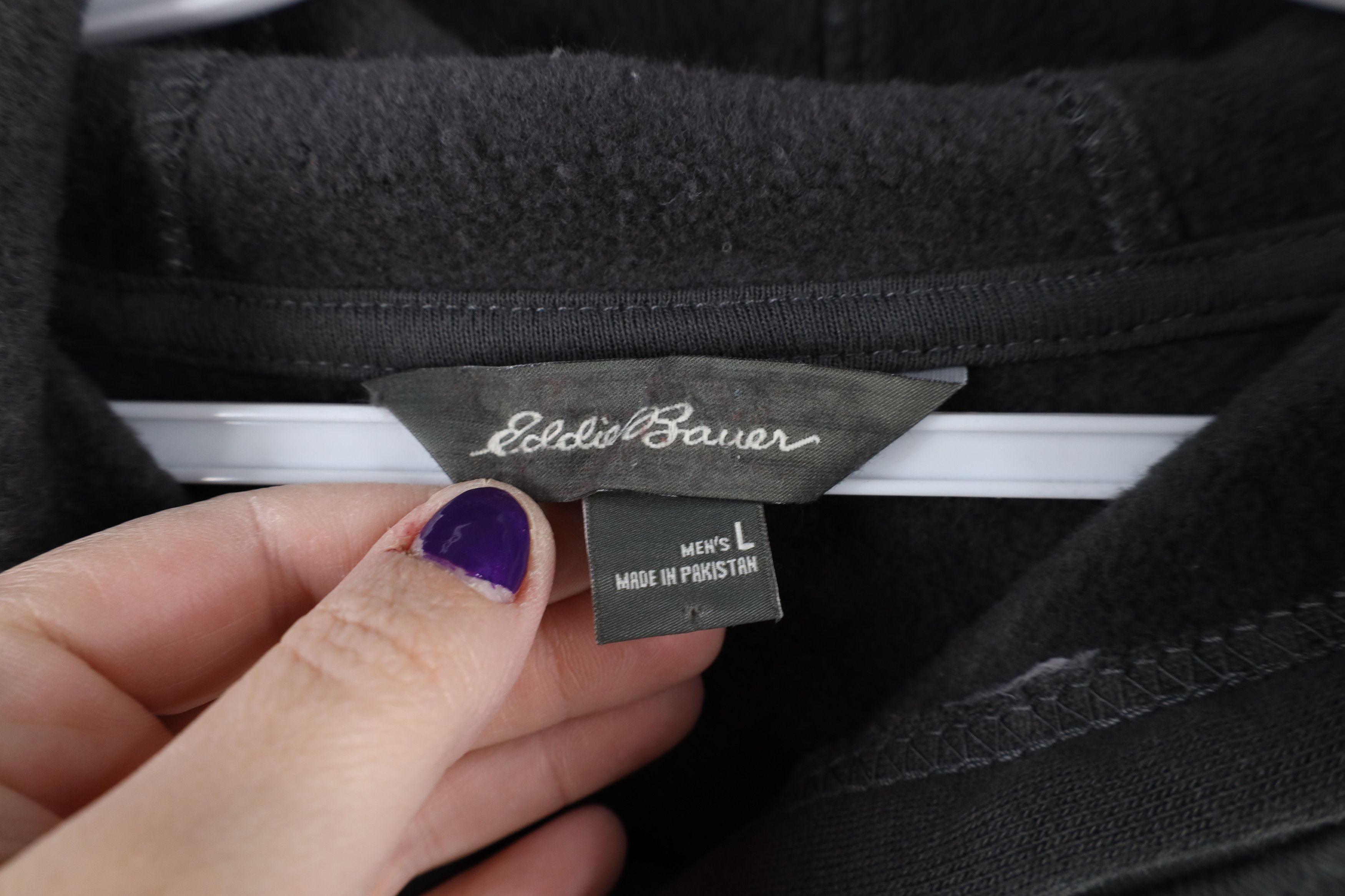 Eddie Bauer Eddie Bauer Out Mountains Hoodie Sweatshirt Charcoal Gray Size US L / EU 52-54 / 3 - 7 Thumbnail