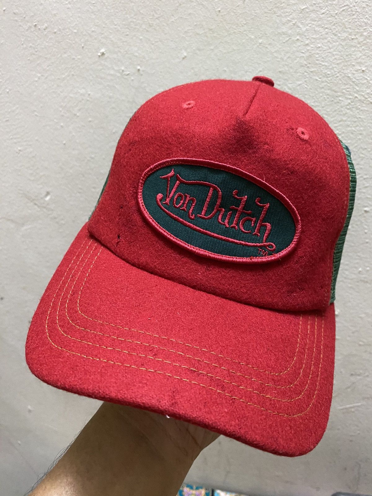 Ed Hardy × Vintage × Von Dutch Von Dutch Tracker Hat Cap Size ONE SIZE - 1 Thumbnail