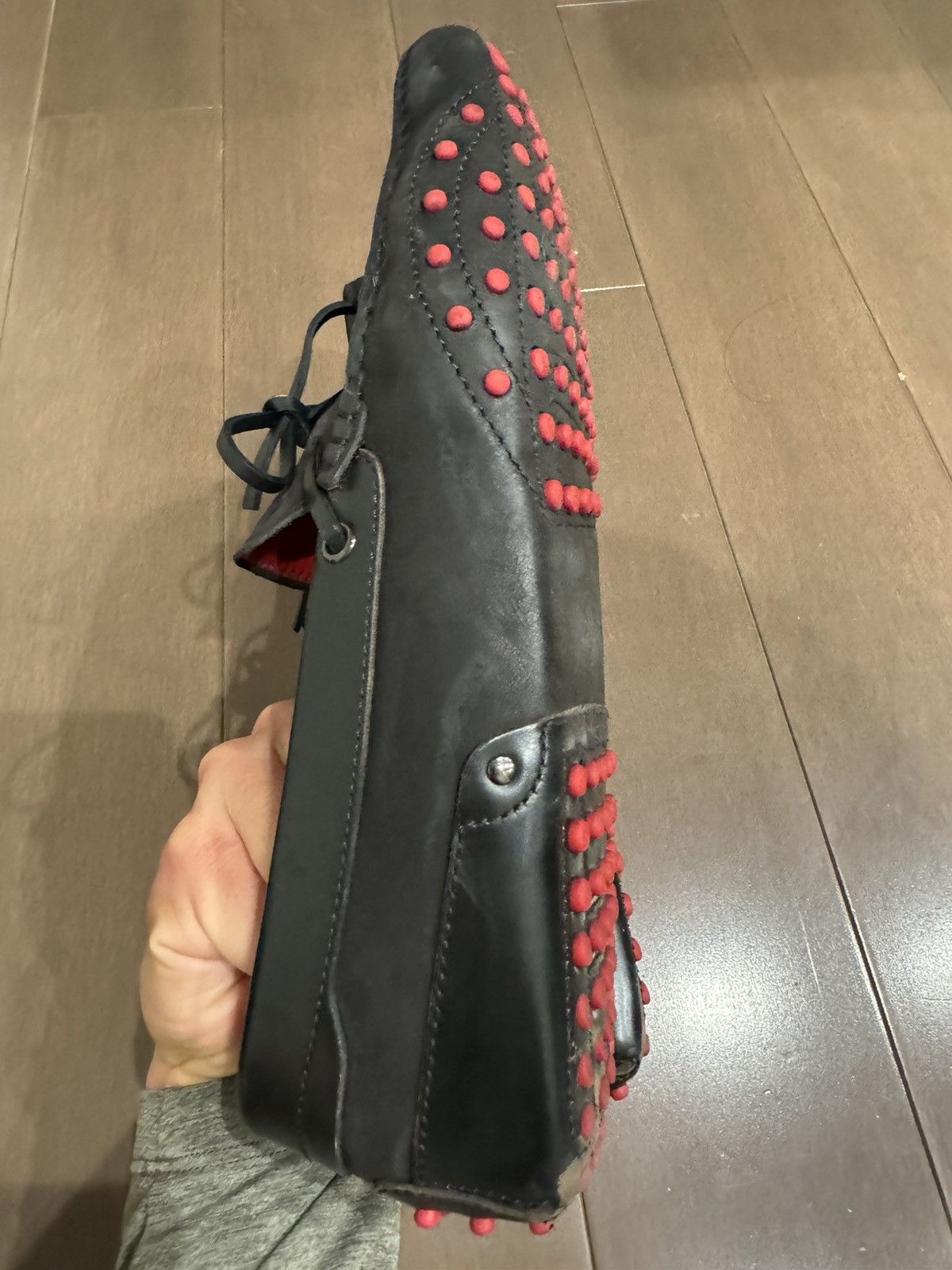 Tod's Tod’s x Ferrari Black Nubuck Driving Shoes Size US 9.5 / EU 42-43 - 5 Thumbnail