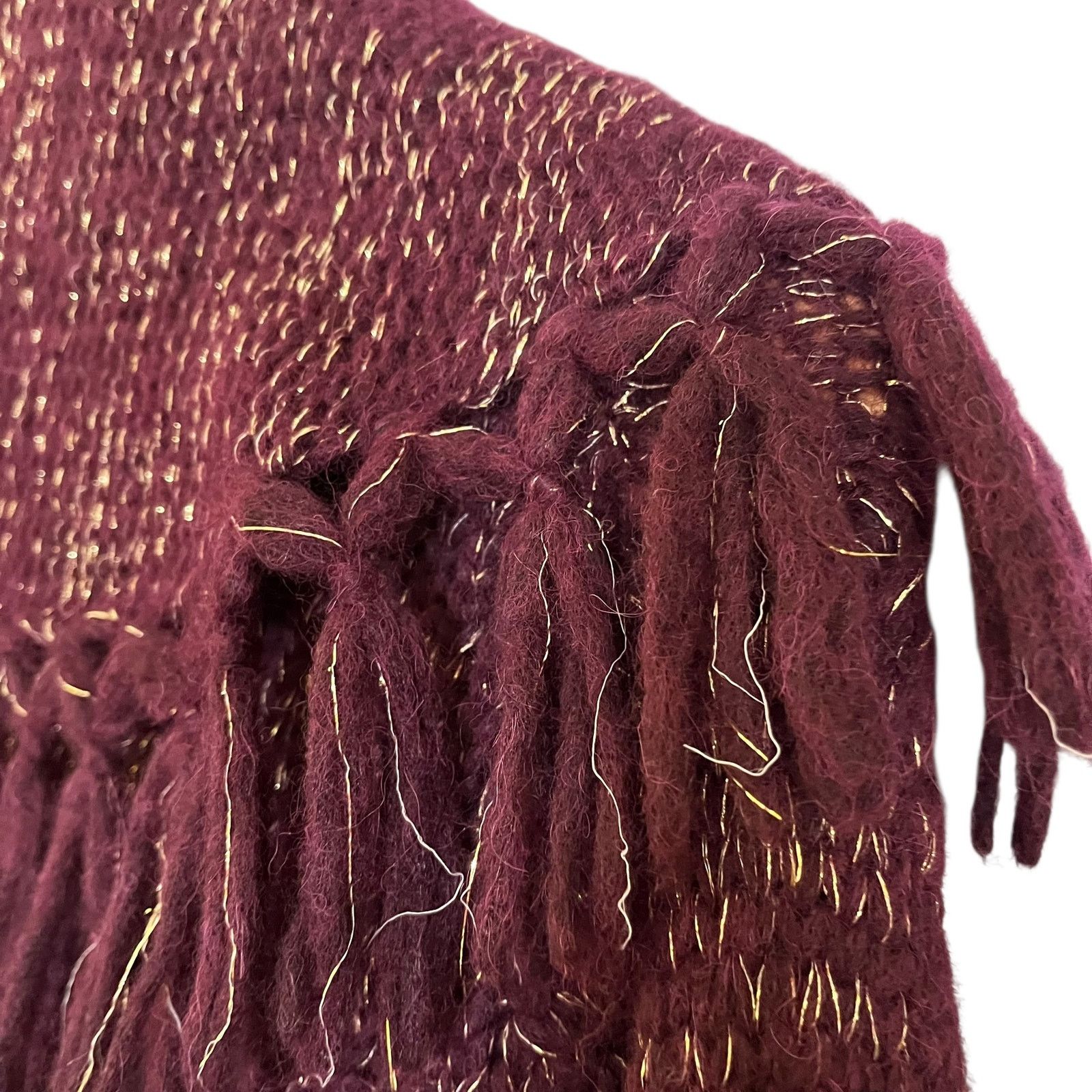 LoveShackFancy LoveShackFancy Tassel Shawl Baby Alpaca Cardigan Sweater Size XS / US 0-2 / IT 36-38 - 6 Thumbnail