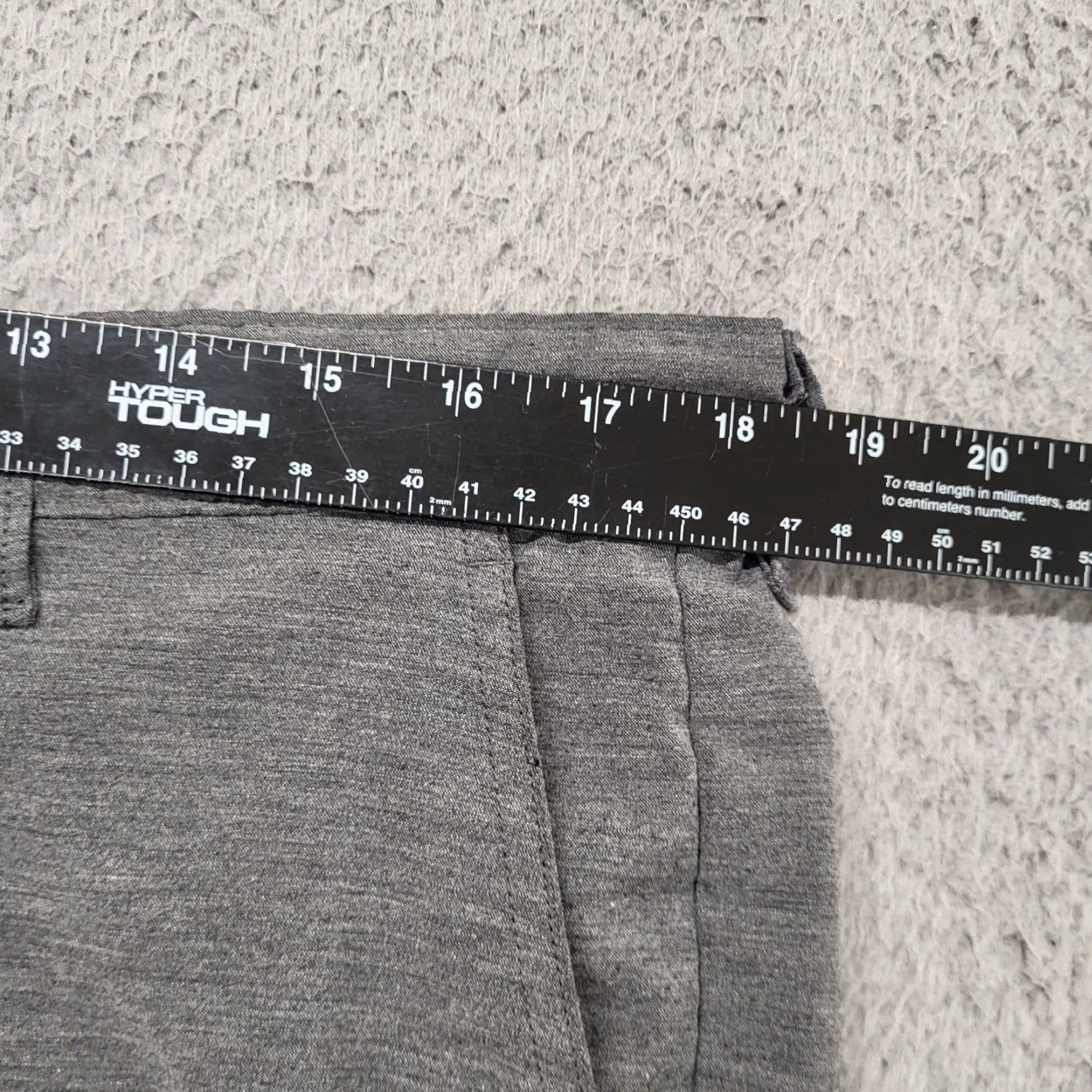 Vintage RGSTR Shorts Men 36 Performance Flat Front Golf Heather Gray Wicking Relaxed Fit Casual Outdoor Sports Pocket Zipper Button Embroidered Size US 36 / EU 52 - 7 Thumbnail