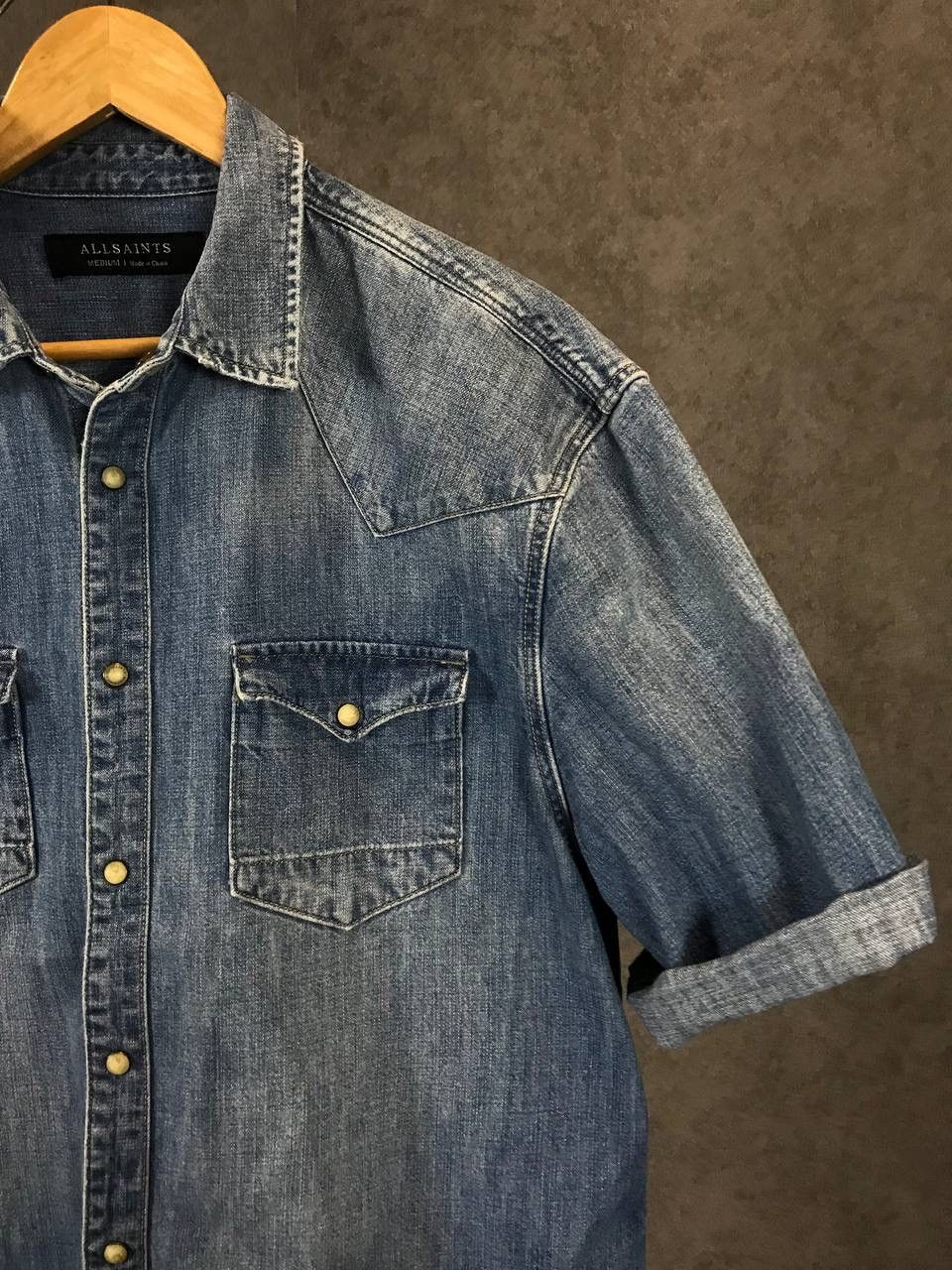 Allsaints Allsaints denim shirt Size US M / EU 48-50 / 2 - 2 Thumbnail