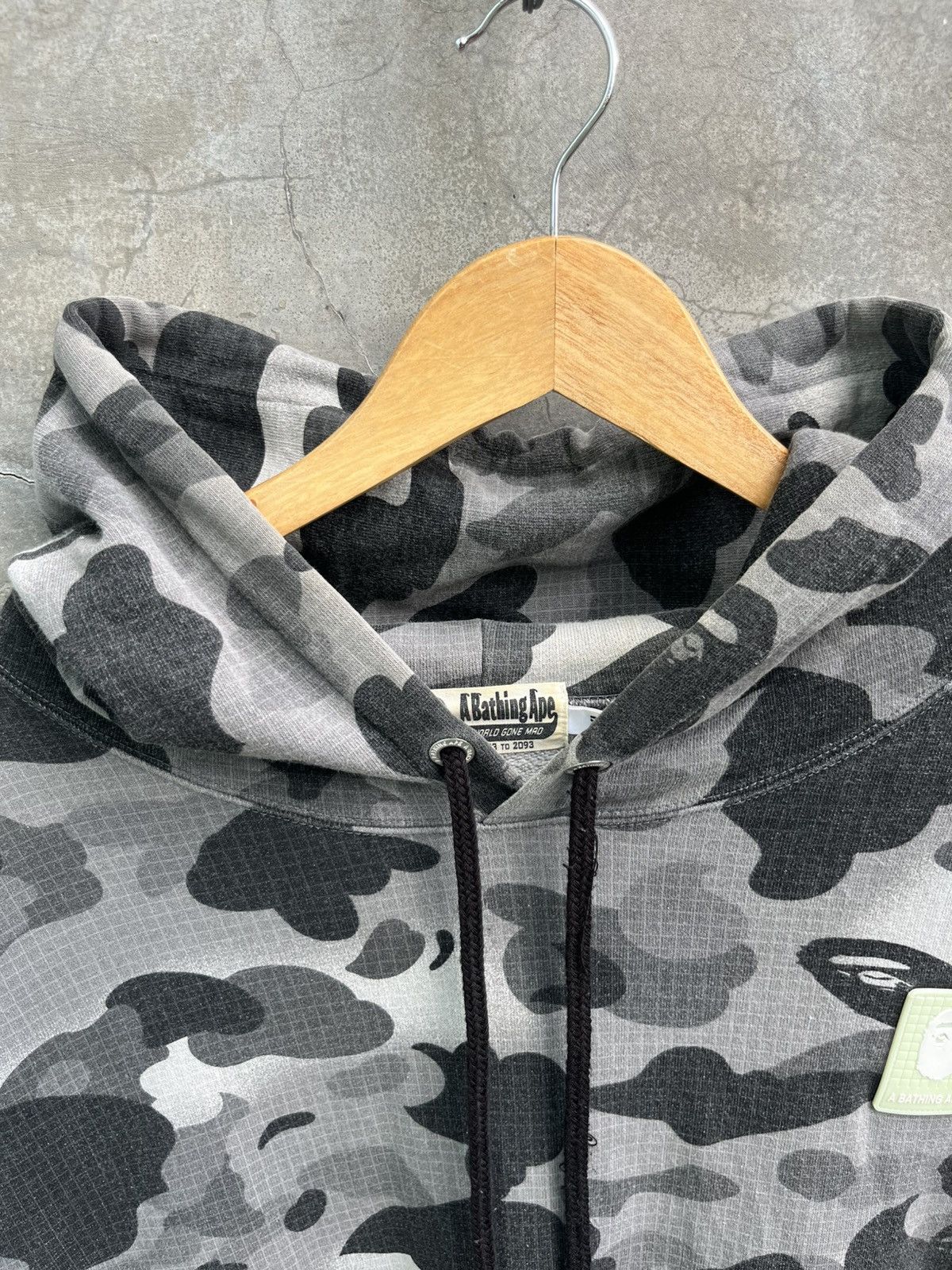 Bape Grid Camo Pull Over Hoodie Size US XXL / EU 58 / 5 - 6 Thumbnail