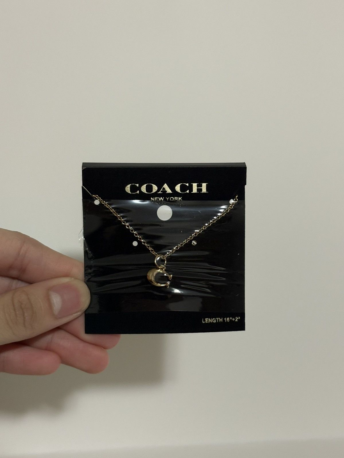 Coach Silver Coach "C" Necklace Size ONE SIZE - 3 Thumbnail
