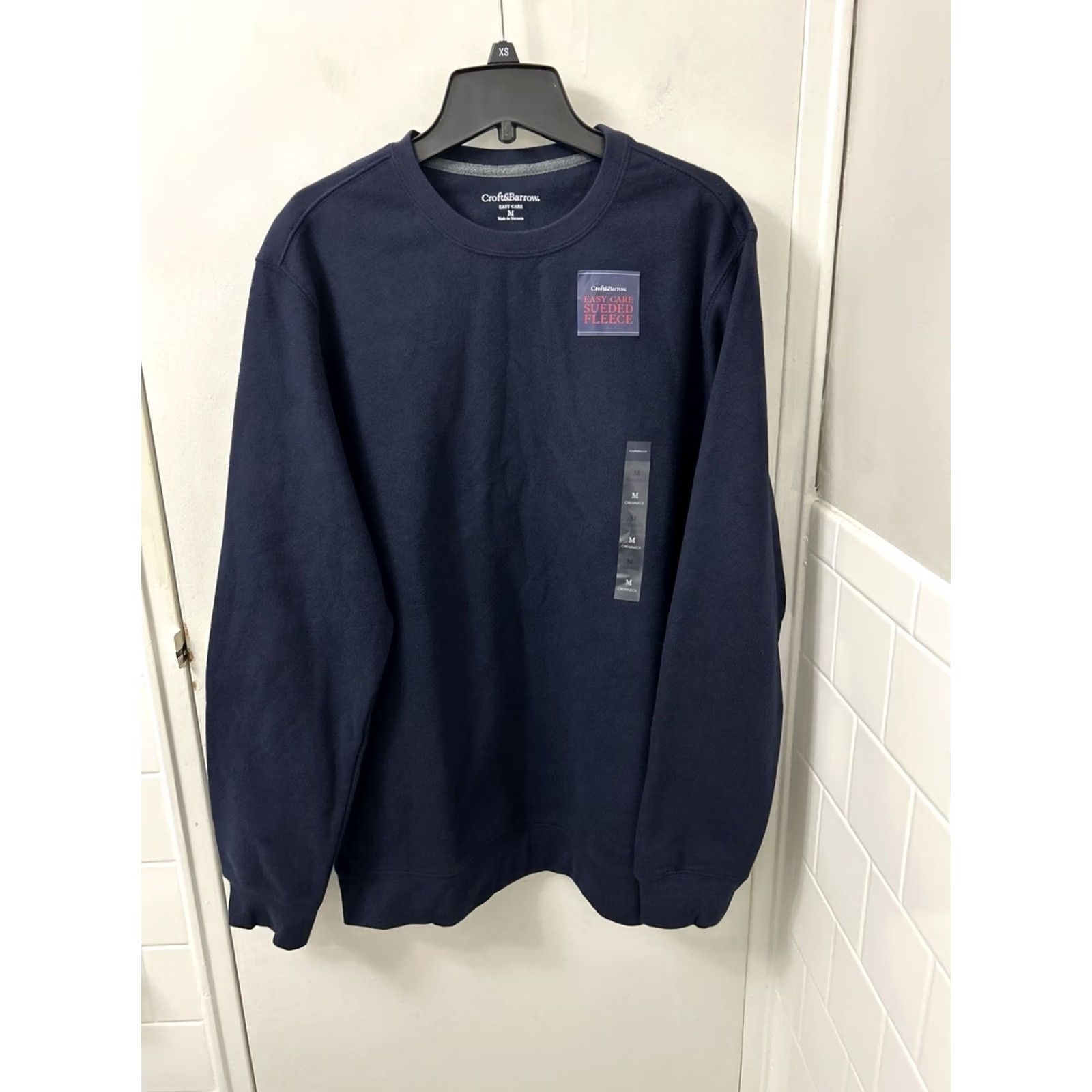 Croft & Barrow Croft & Barrow Crewneck Mens Medium Navy Blue Pullover Sweatshirt L/S NWT Size US M / EU 48-50 / 2 - 2 Thumbnail