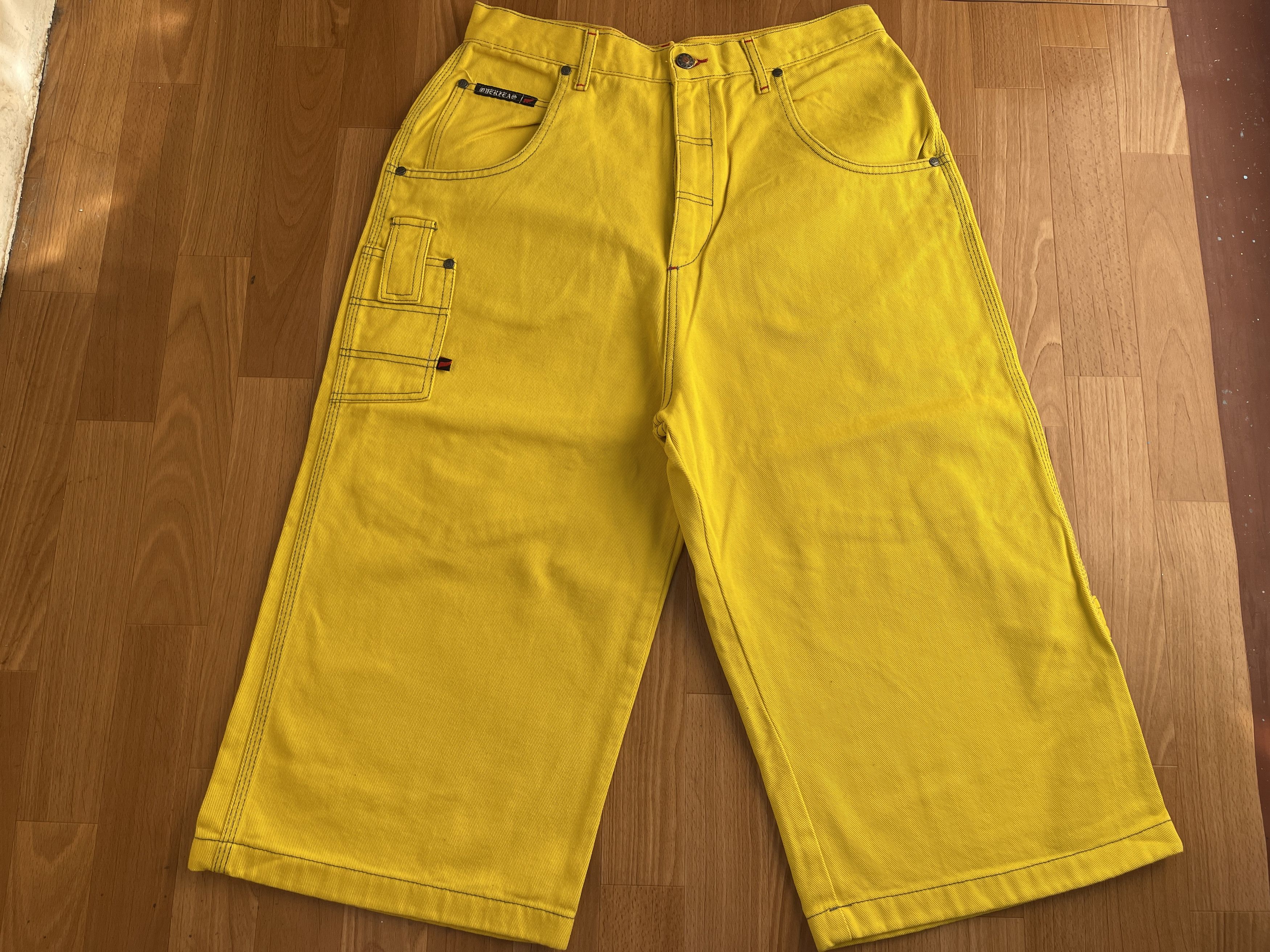 Other Overseas jeans shorts, vintage denim hip hop, 90s, size W 32 Size US 32 / EU 48 - 3 Thumbnail