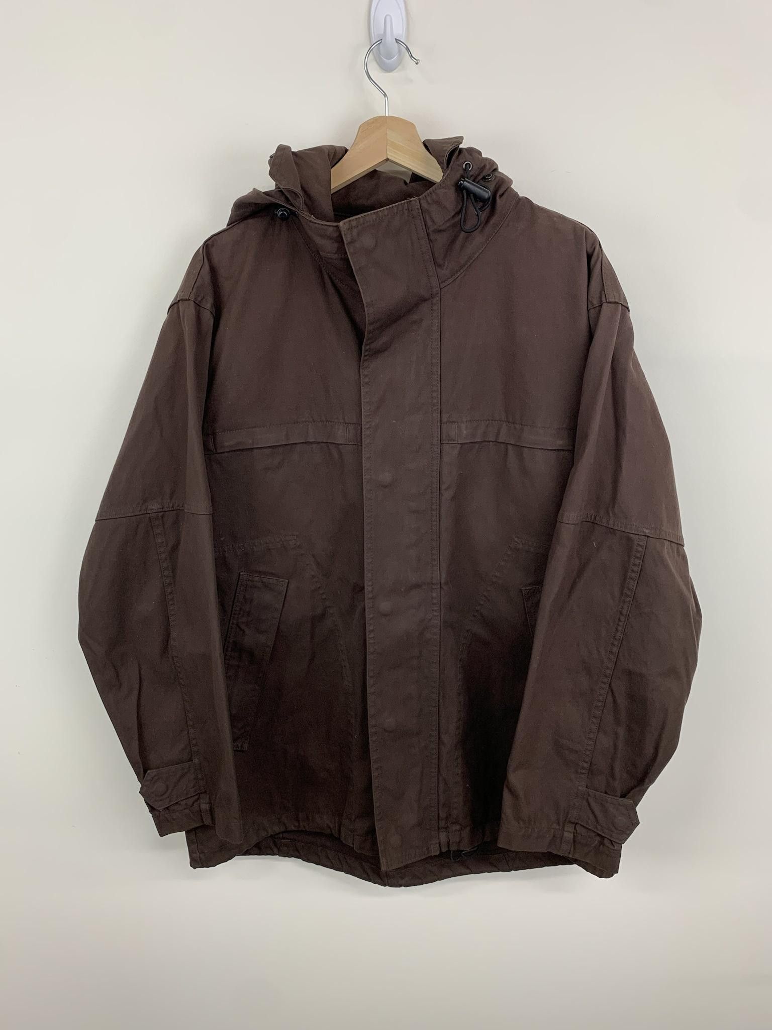 image of Hysteric Glamour Canvas Work Jacket in Brown, Men's (Size Medium)