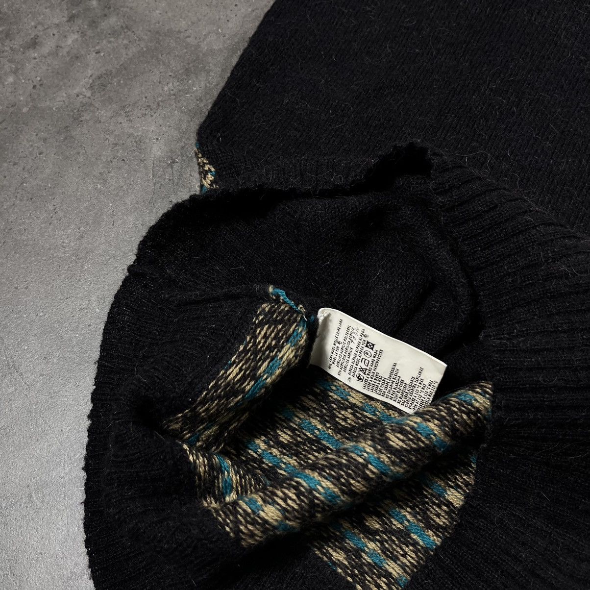 Diesel Vintage 00s Diesel Alpaca Wool Vest Knit Sweater Old Money Size US M / EU 48-50 / 2 - 16 Thumbnail
