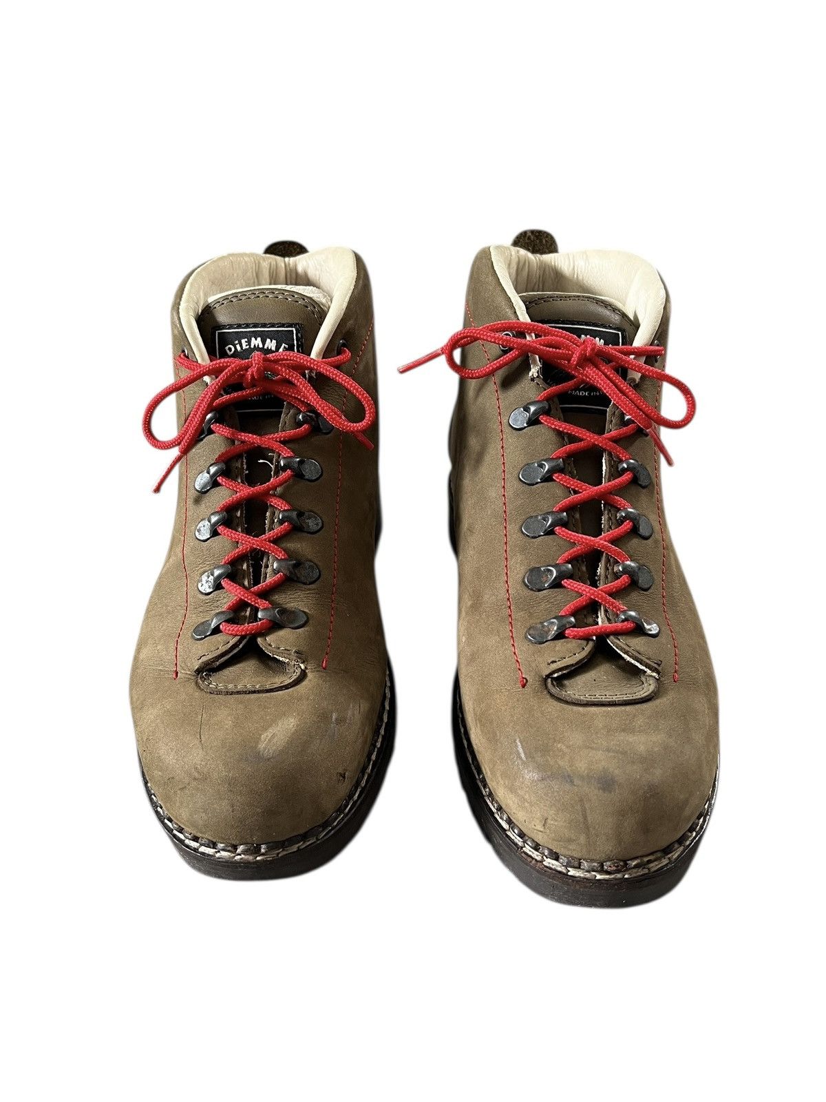 Diemme Vintage Diemme Olive Hand Made Mountain Boots Size US 10 / EU 43 - 3 Thumbnail