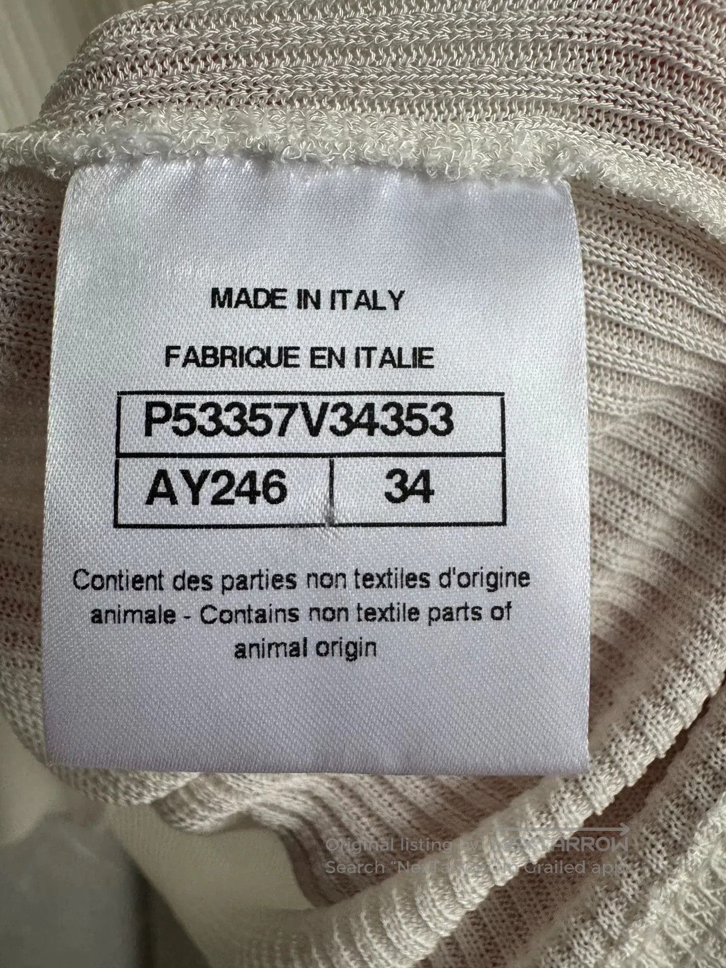 Chanel Chanel 16P White Sleeveless Knit Vest. Size XXS / US 00 / IT 34 - 5 Thumbnail