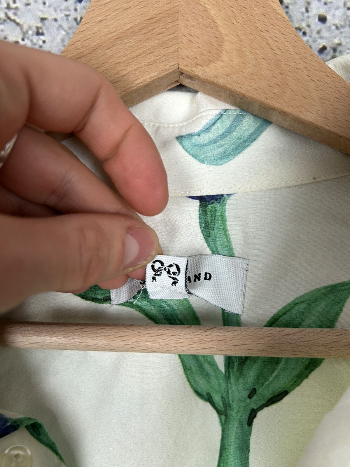 Japanese Brand Soulland Avant-garde Smoking Flowers Shirt Hype Rare Y2K Size US S / EU 44-46 / 1 - 6 Thumbnail